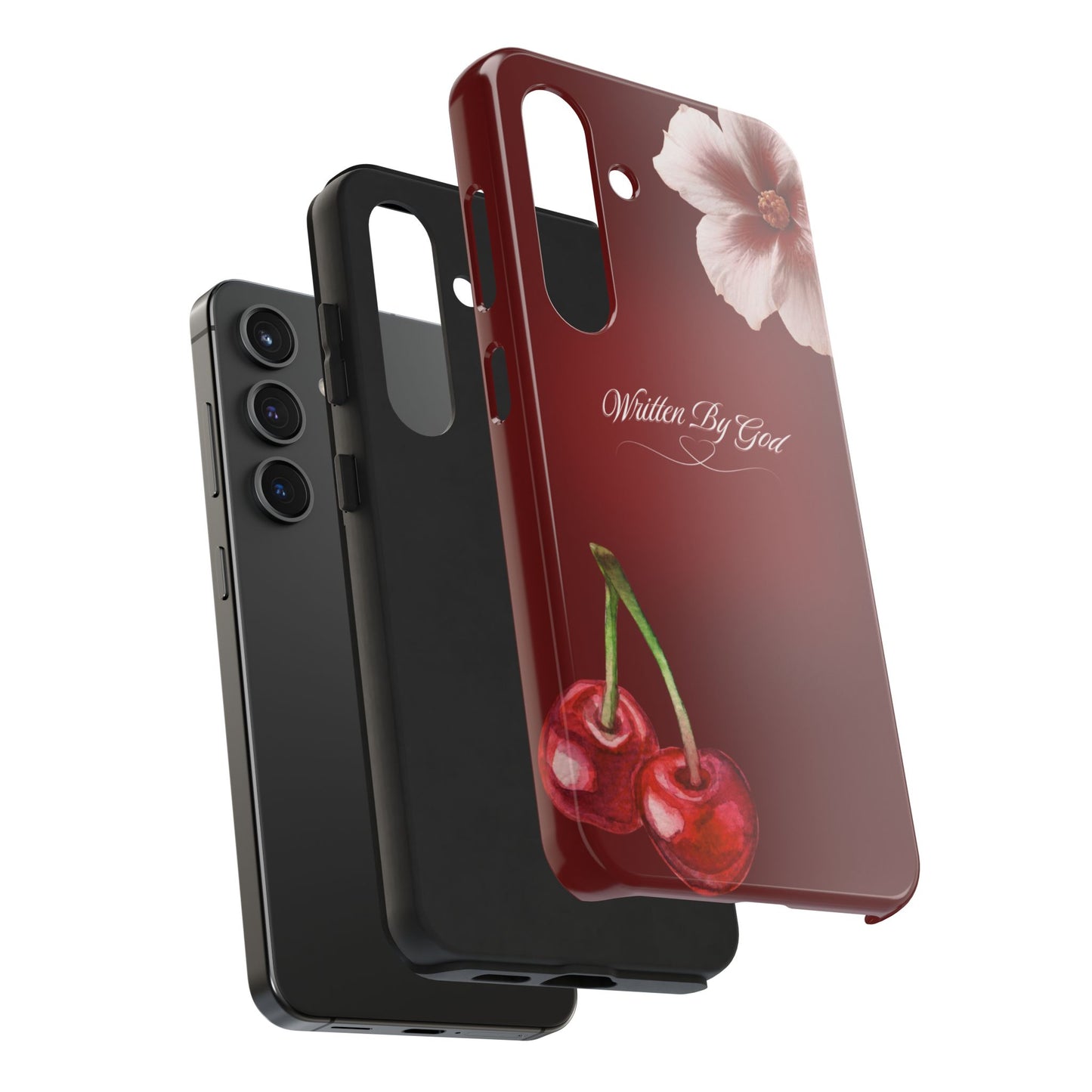Burgundy Written by God case