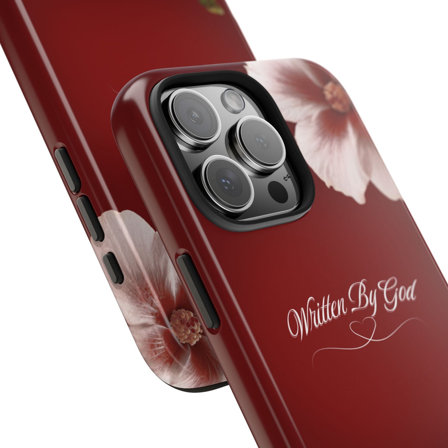 Burgundy Written by God case