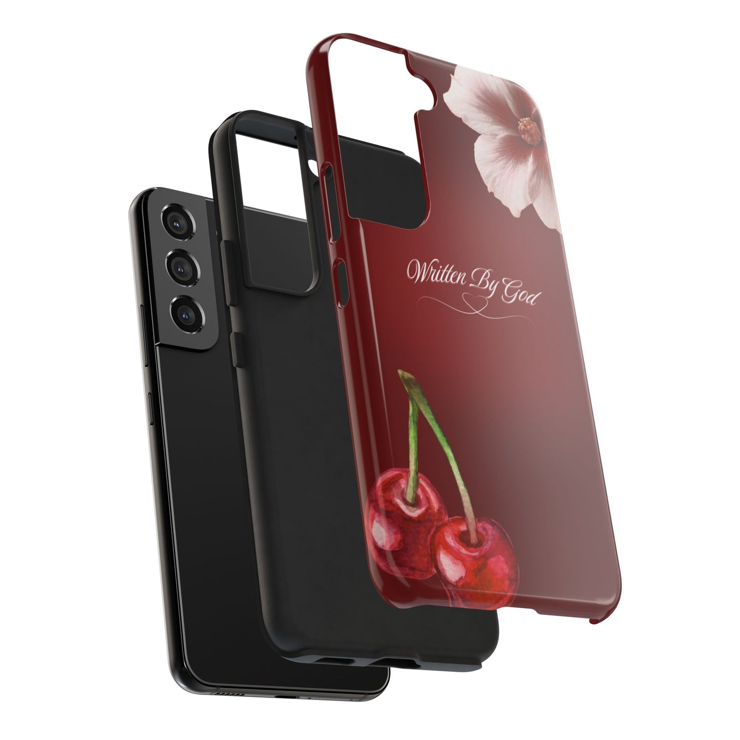 Burgundy Written by God case