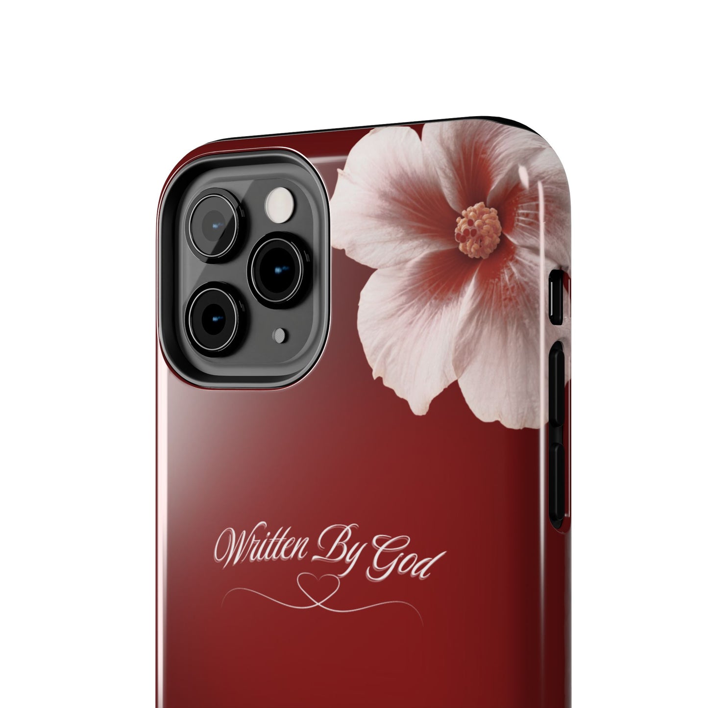 Burgundy Written by God case