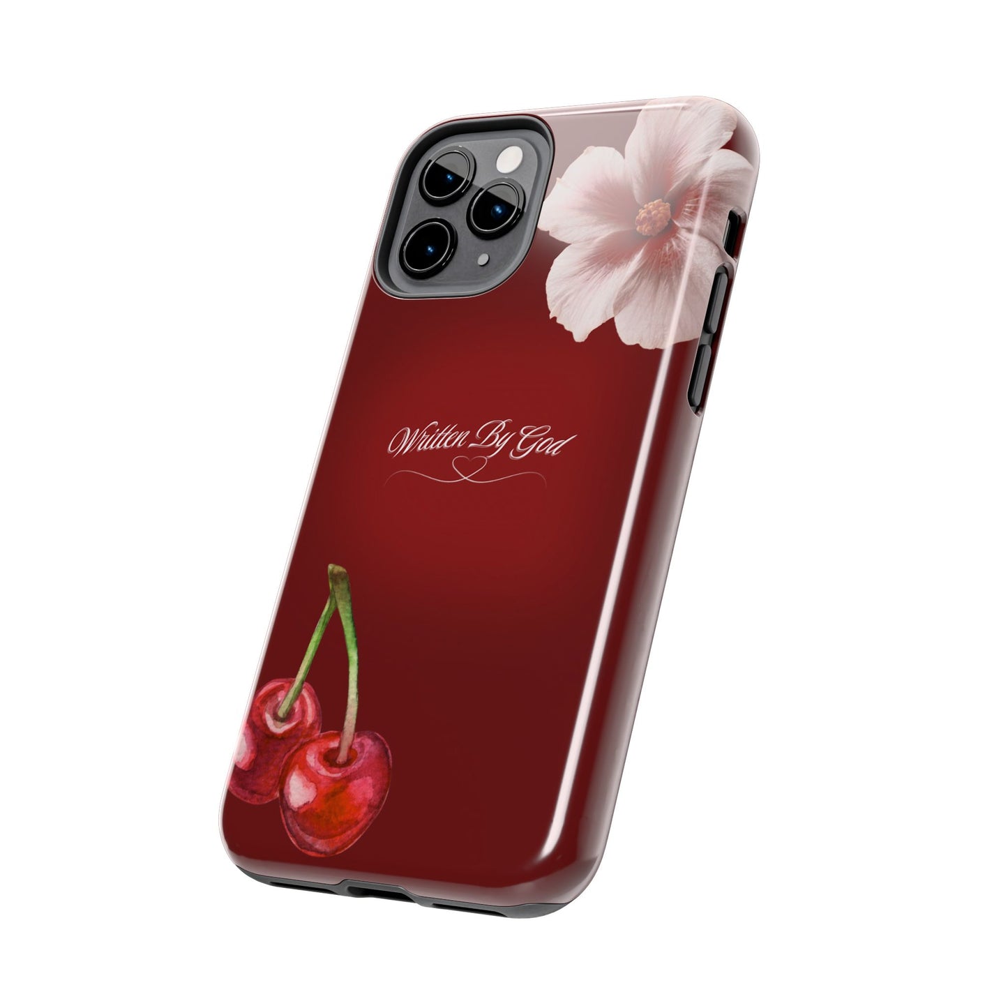 Burgundy Written by God case