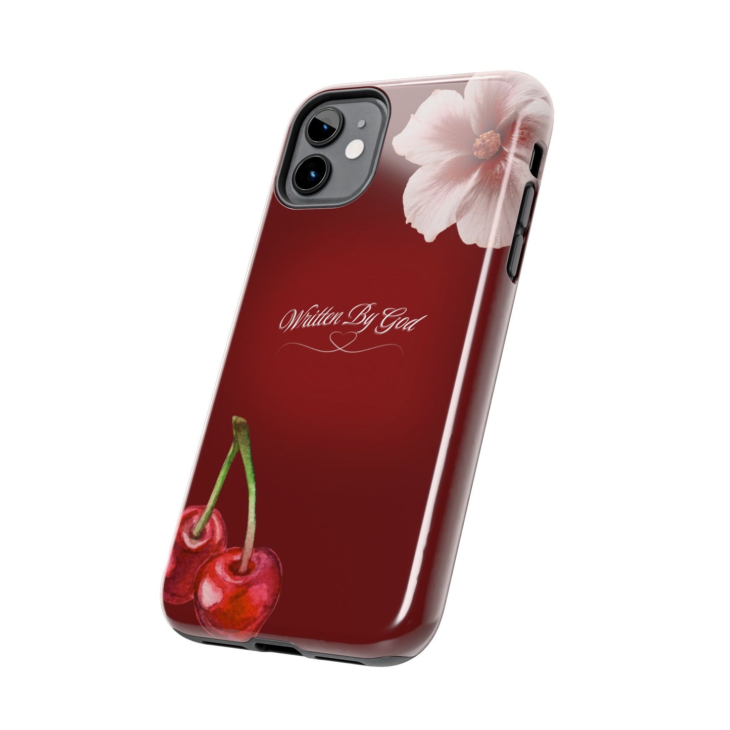 Burgundy Written by God case