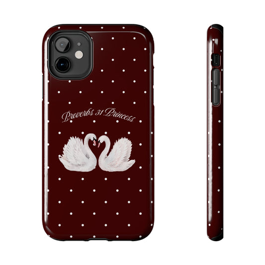 Burgundy Swan Case