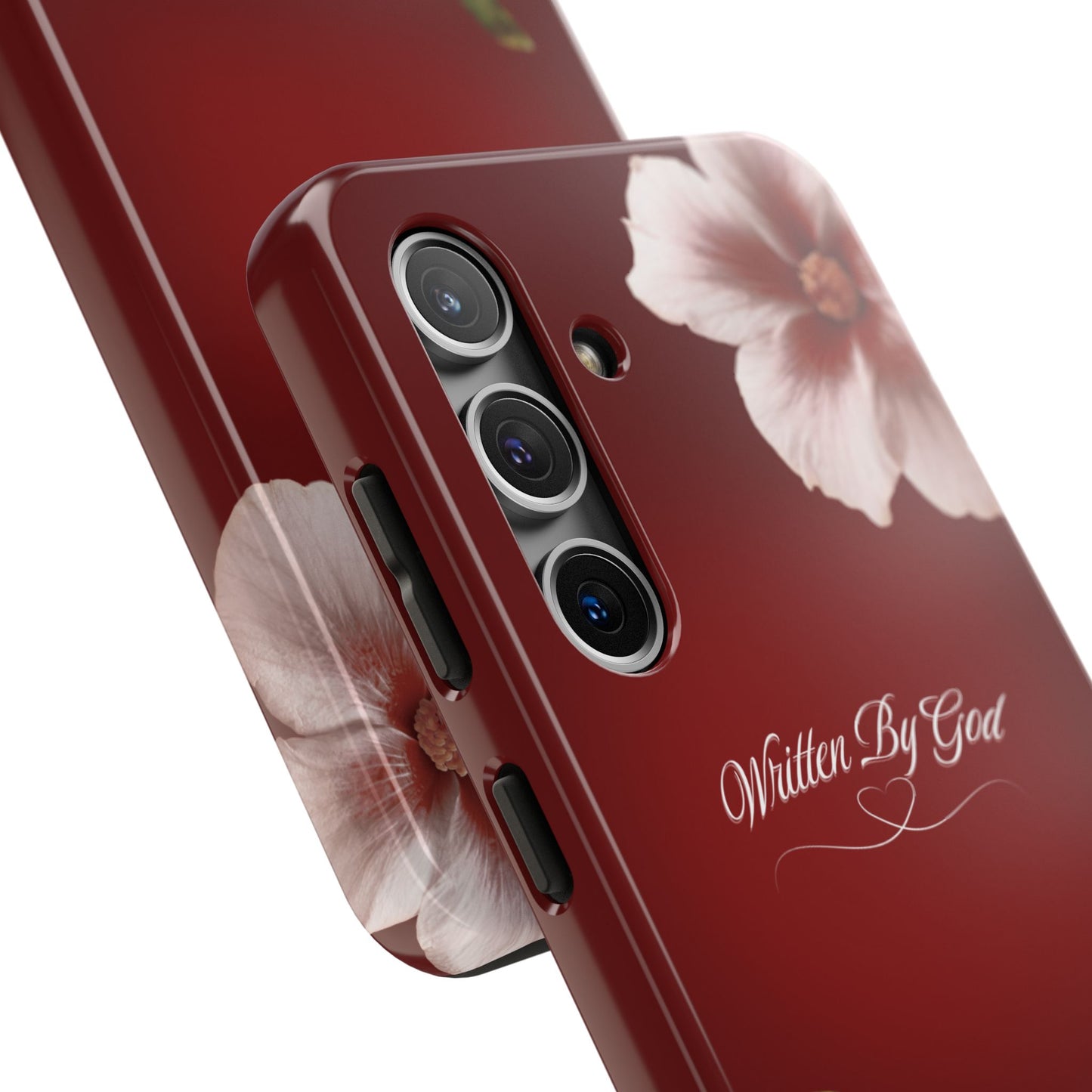 Burgundy Written by God case