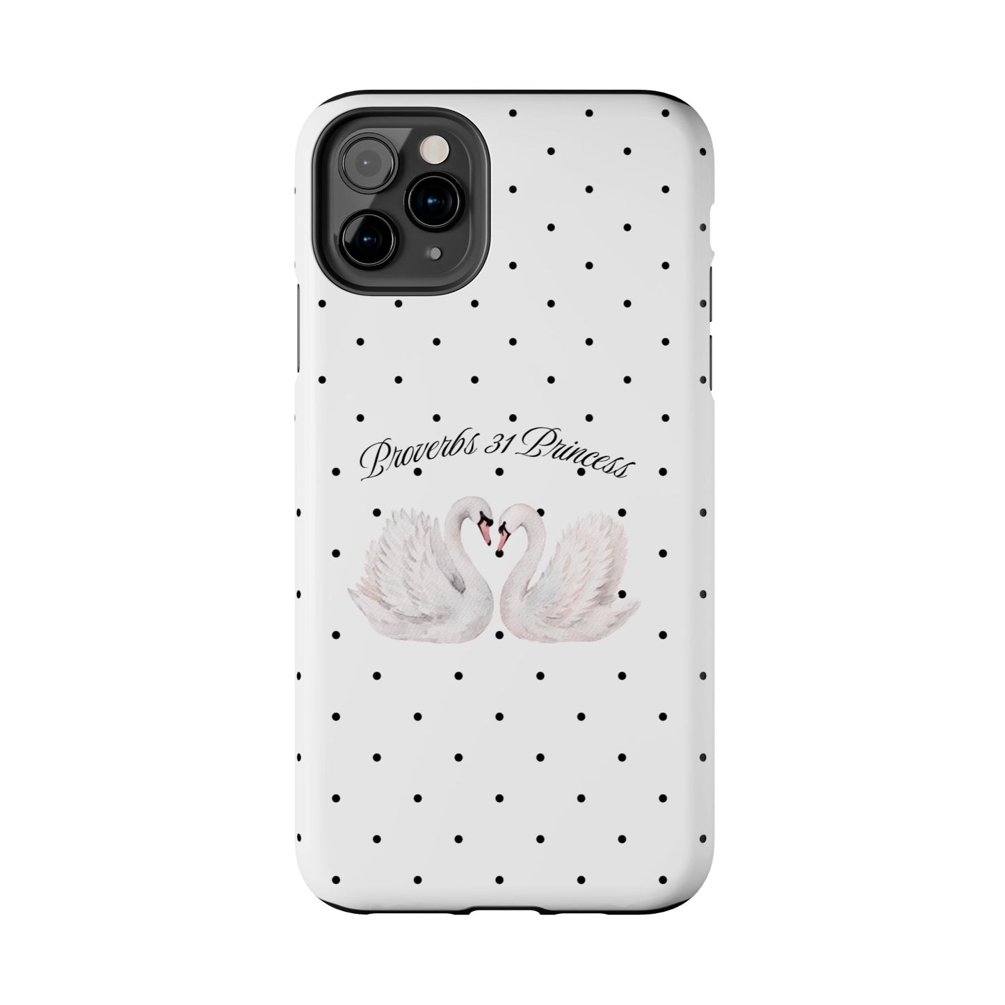 White Polka Dot Swan