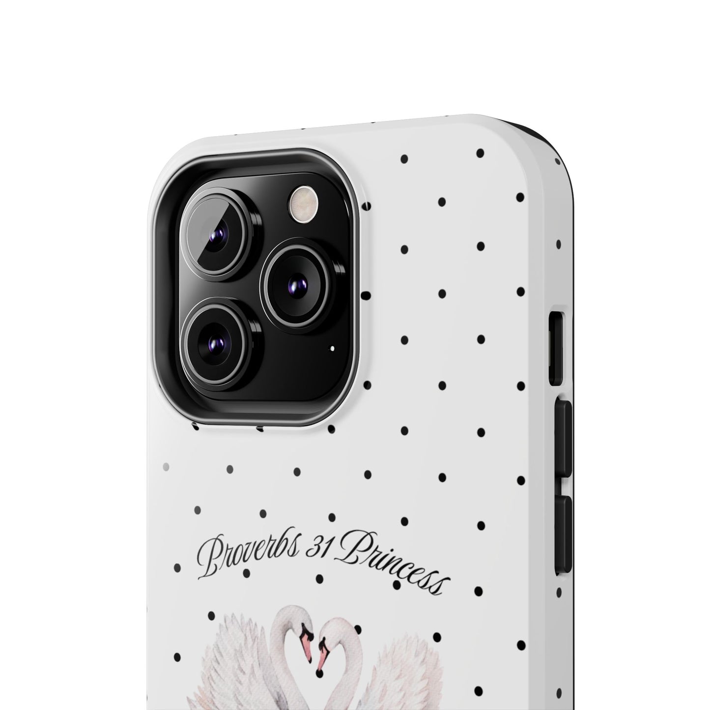White Polka Dot Swan