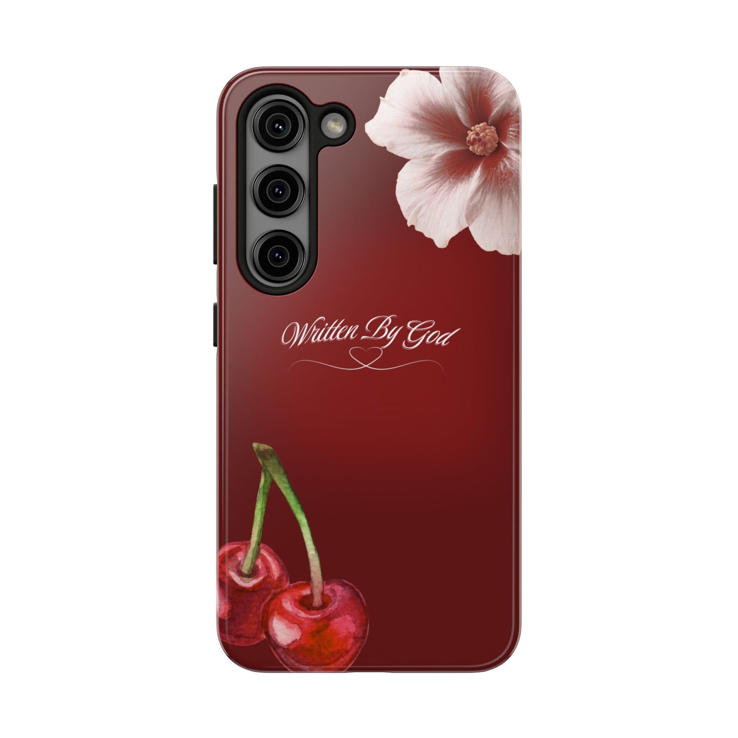 Burgundy Written by God case