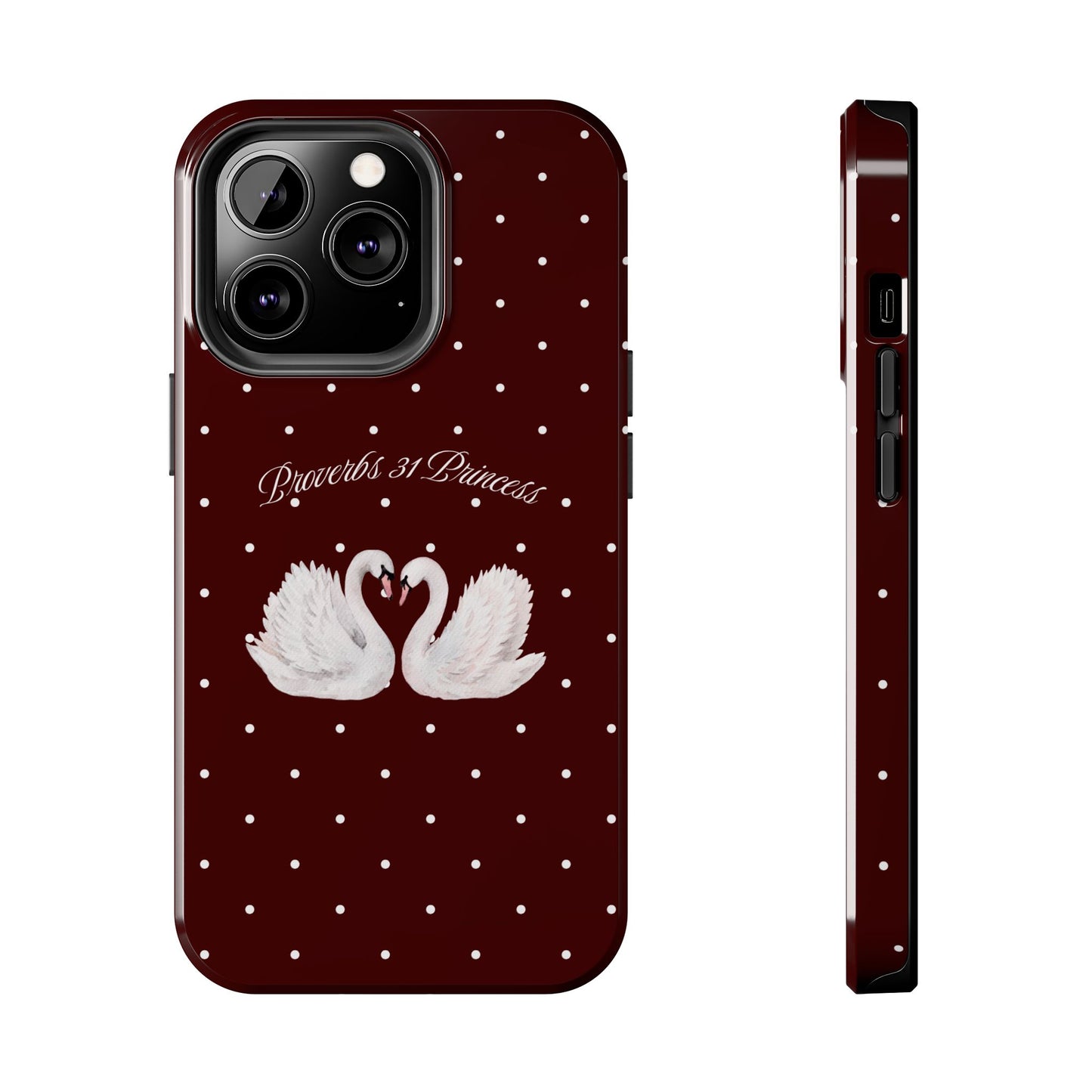 Burgundy Swan Case