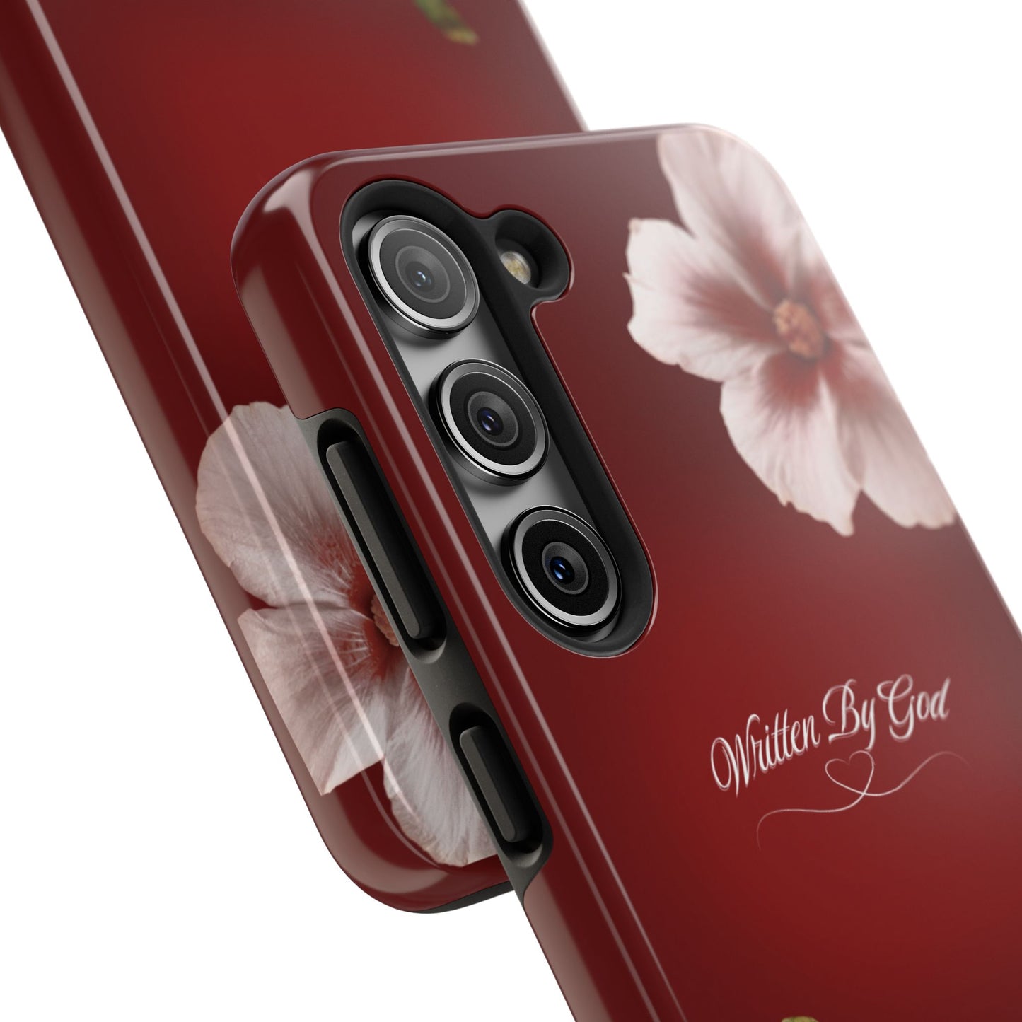 Burgundy Written by God case