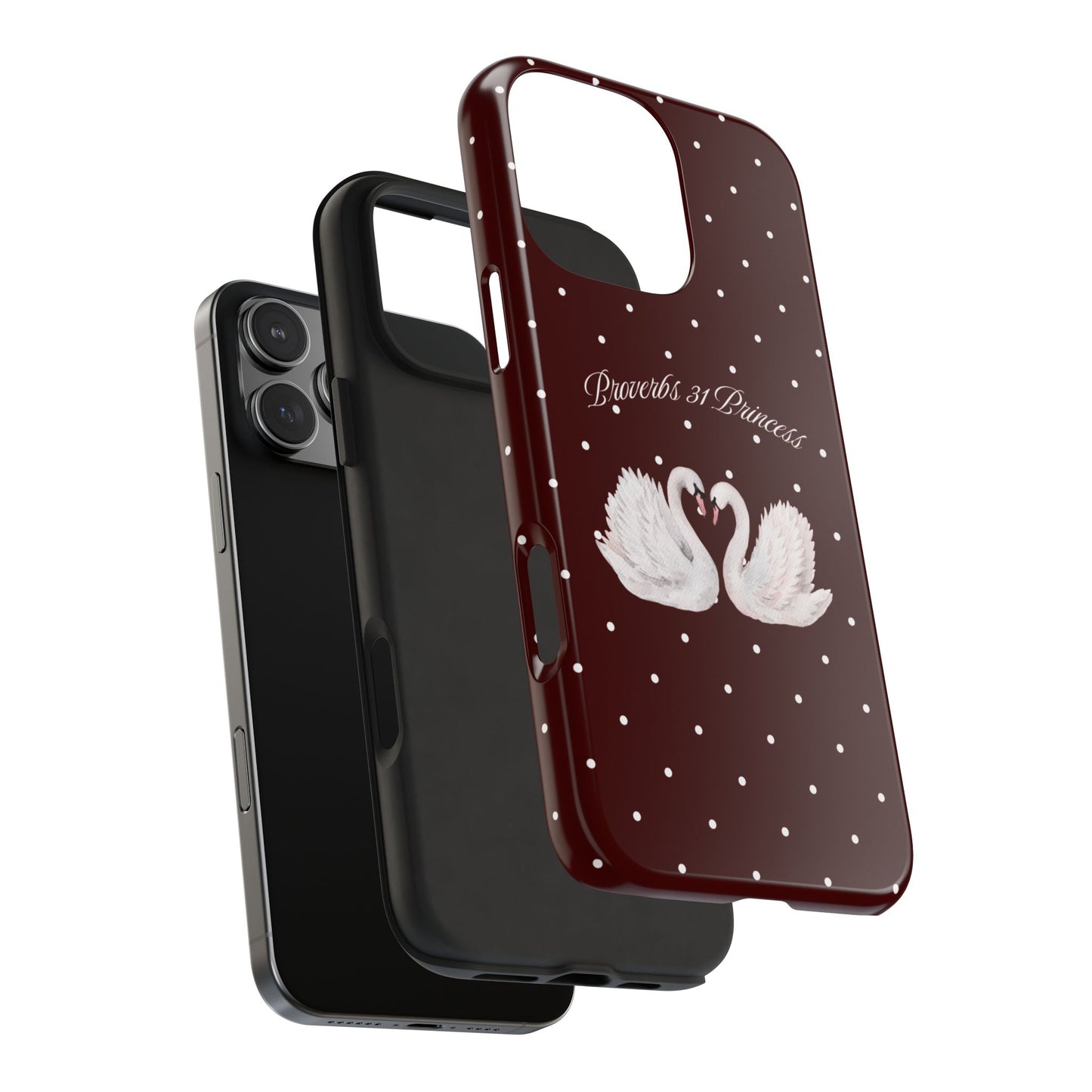 Burgundy Swan Case