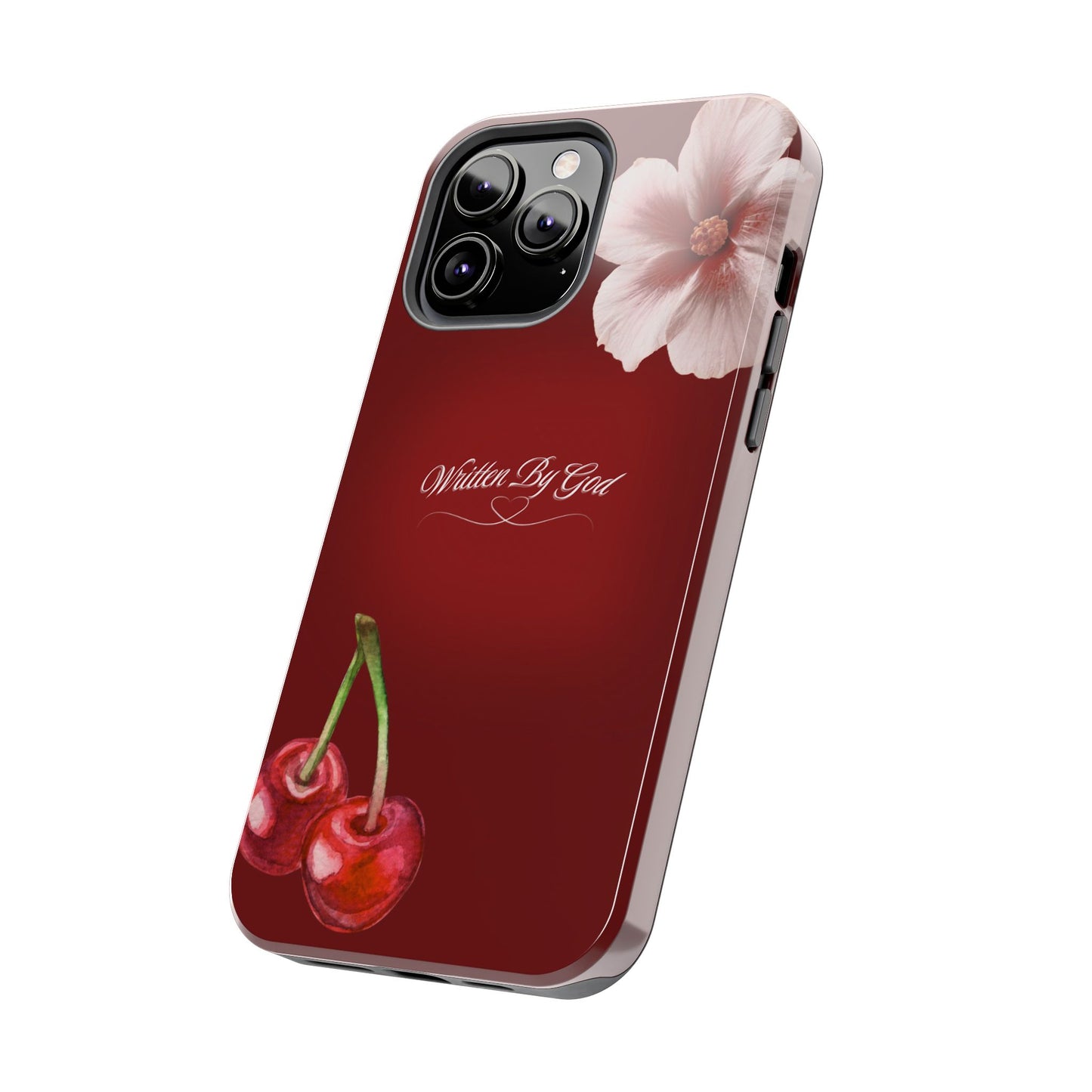 Burgundy Written by God case