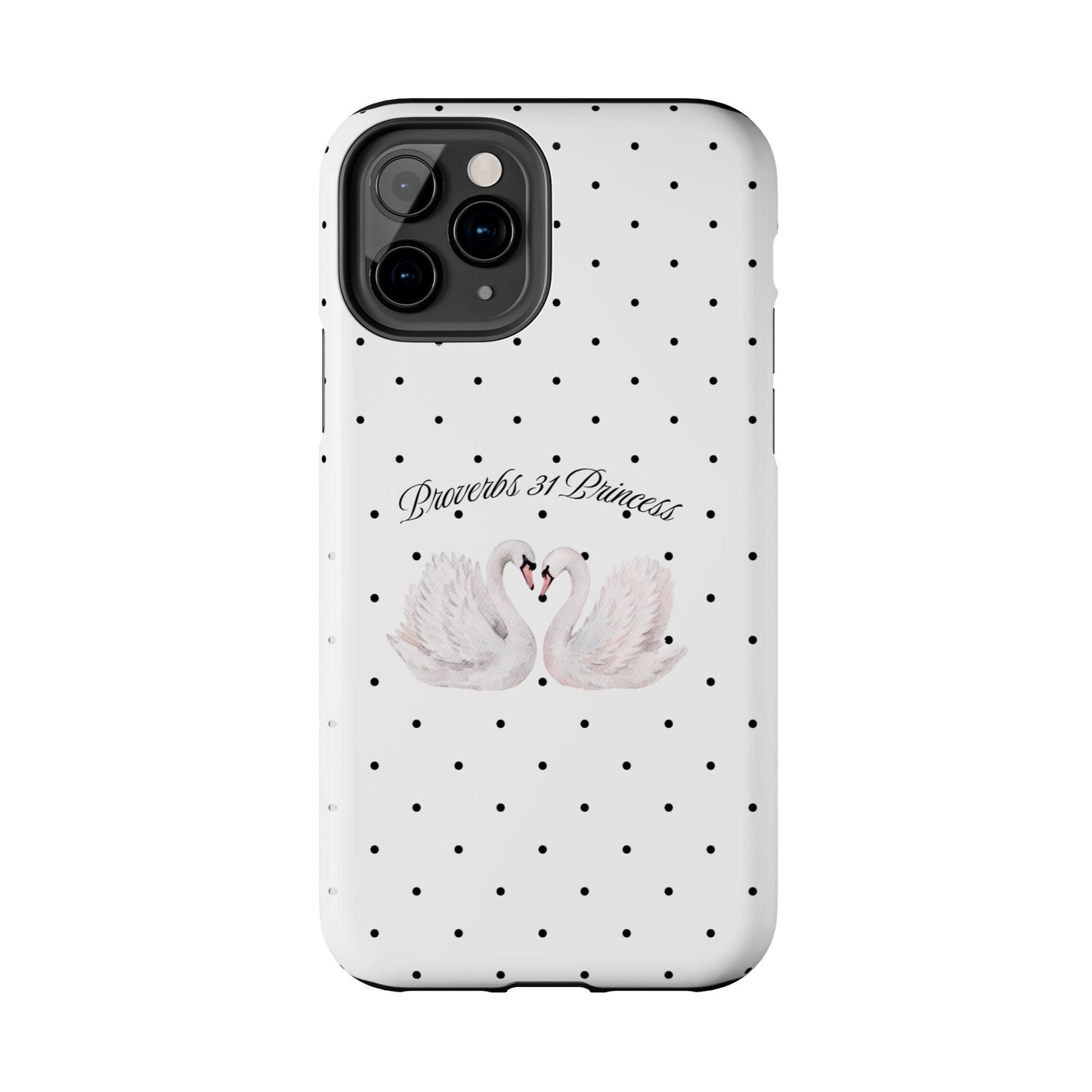 White Polka Dot Swan