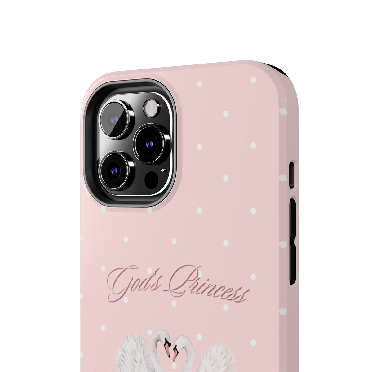 God's Princess Pink Swan Tough Phone Case