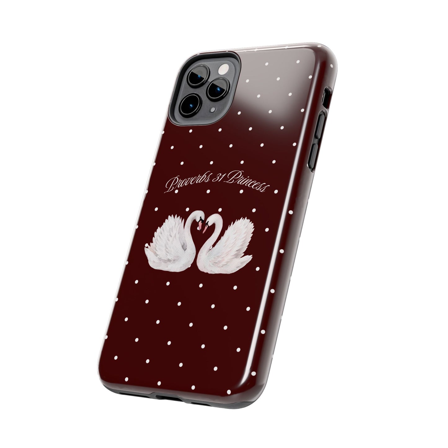Burgundy Swan Case