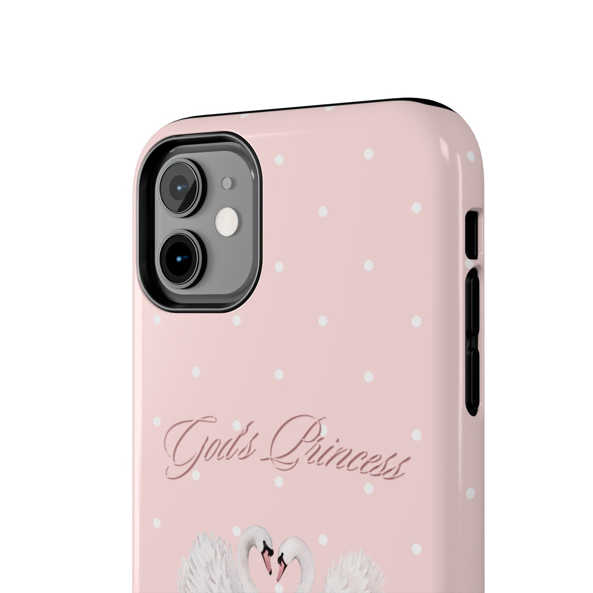 God's Princess Pink Swan Tough Phone Case