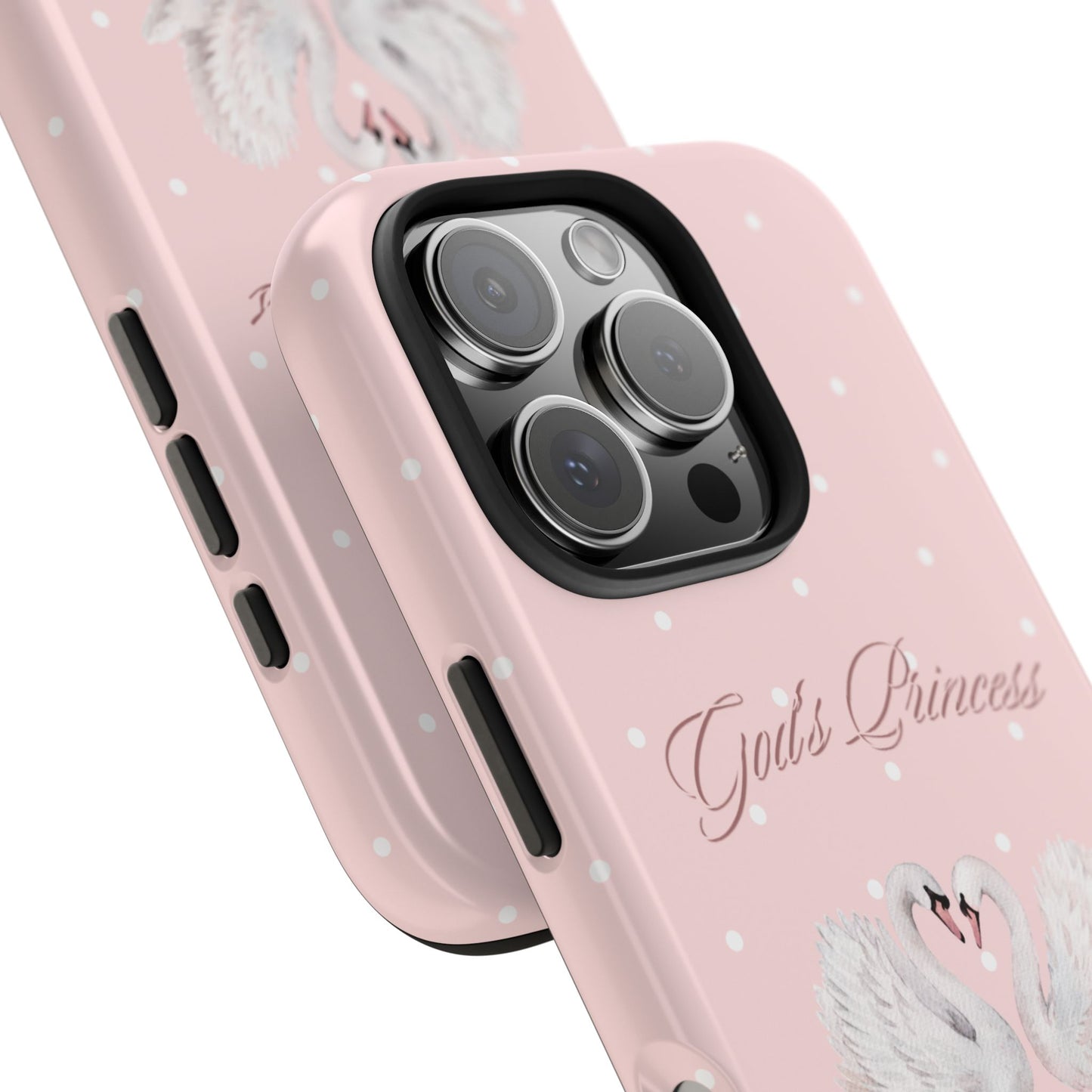 God's Princess Pink Swan Tough Phone Case
