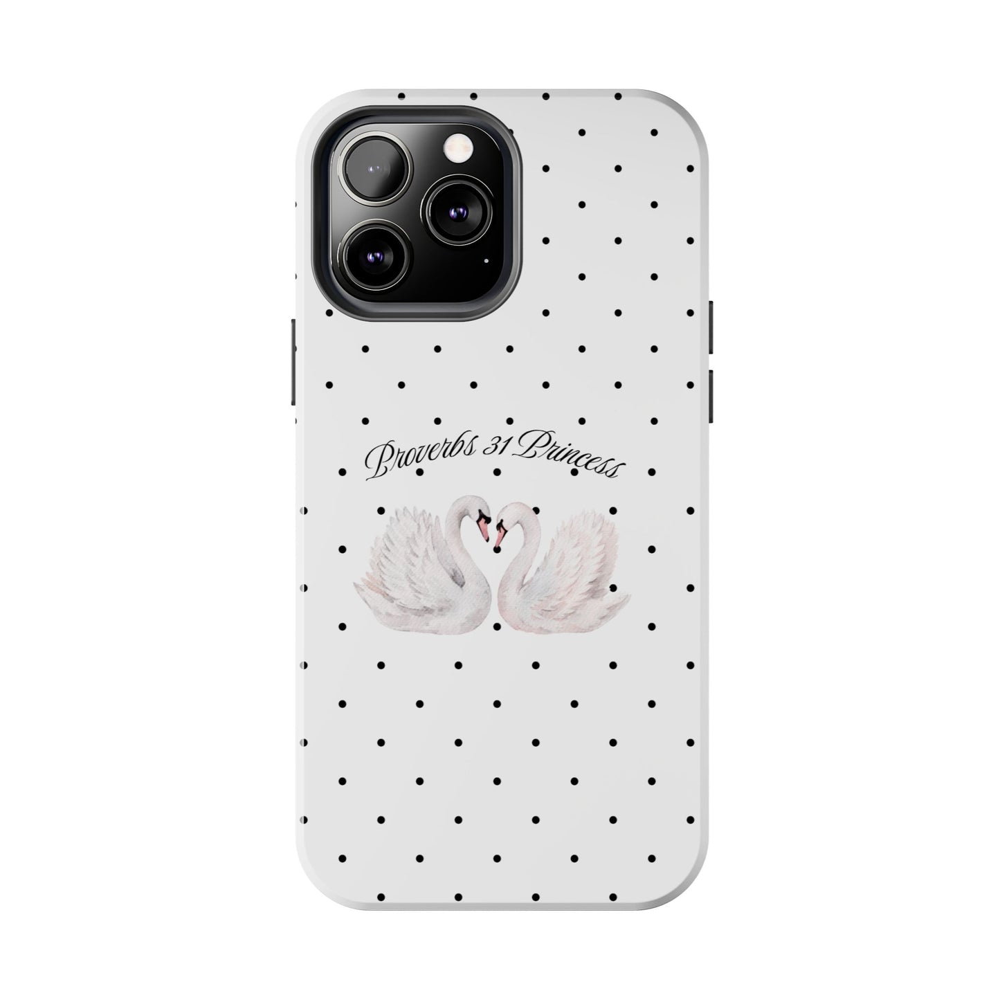 White Polka Dot Swan