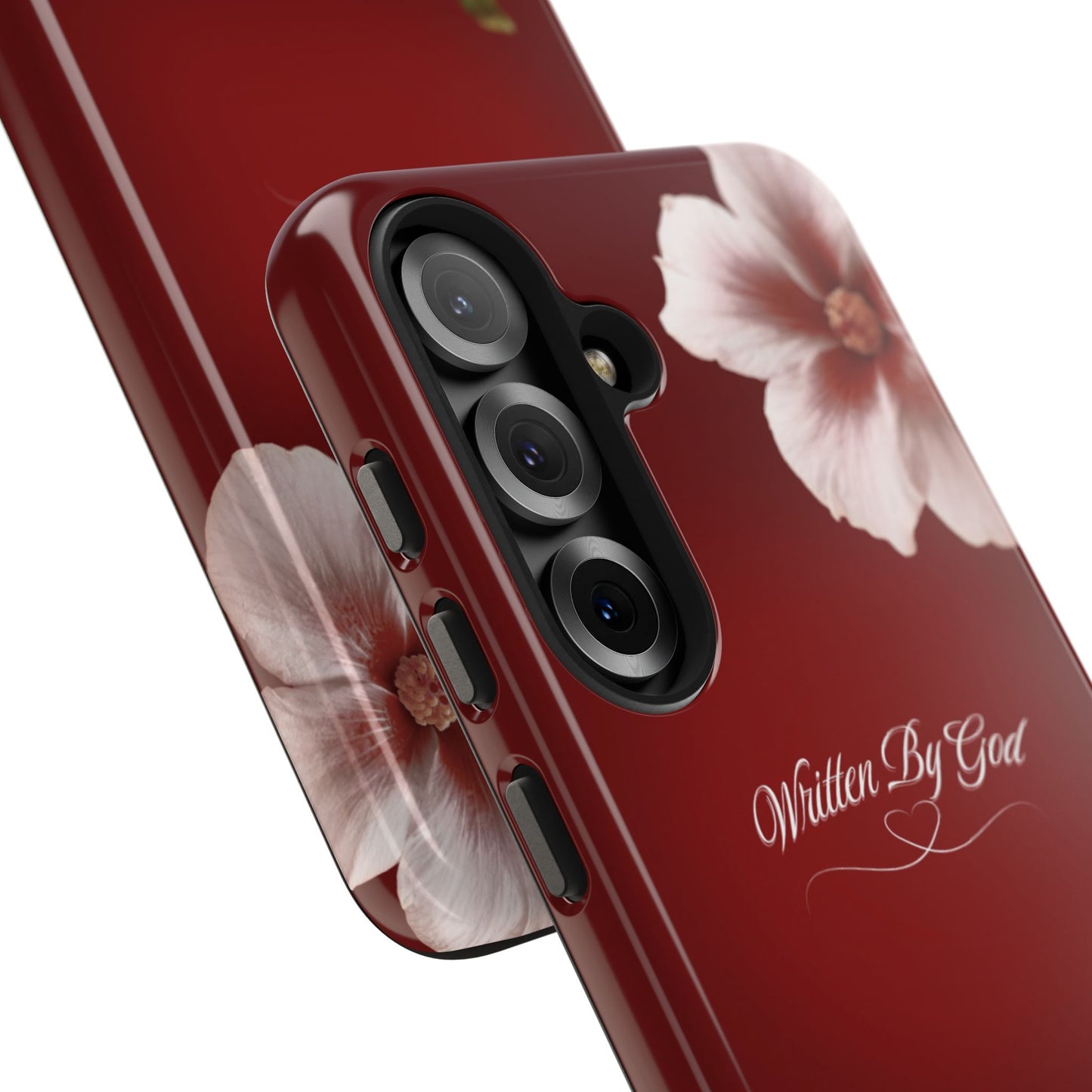 Burgundy Written by God case