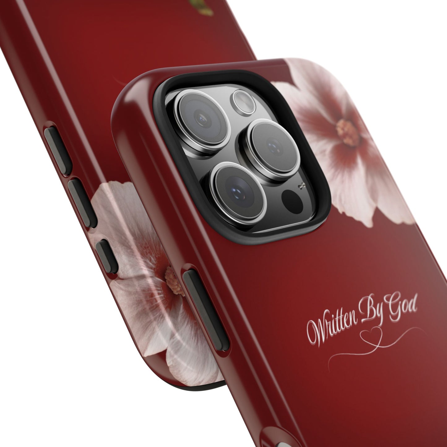 Burgundy Written by God case