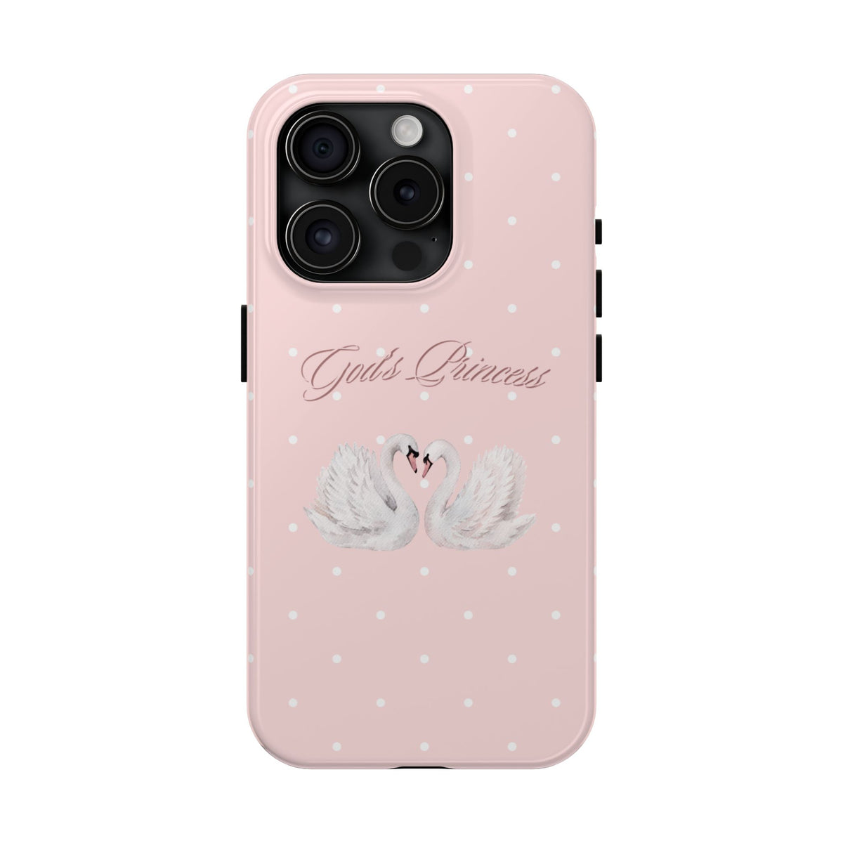 God's Princess Pink Swan Tough Phone Case