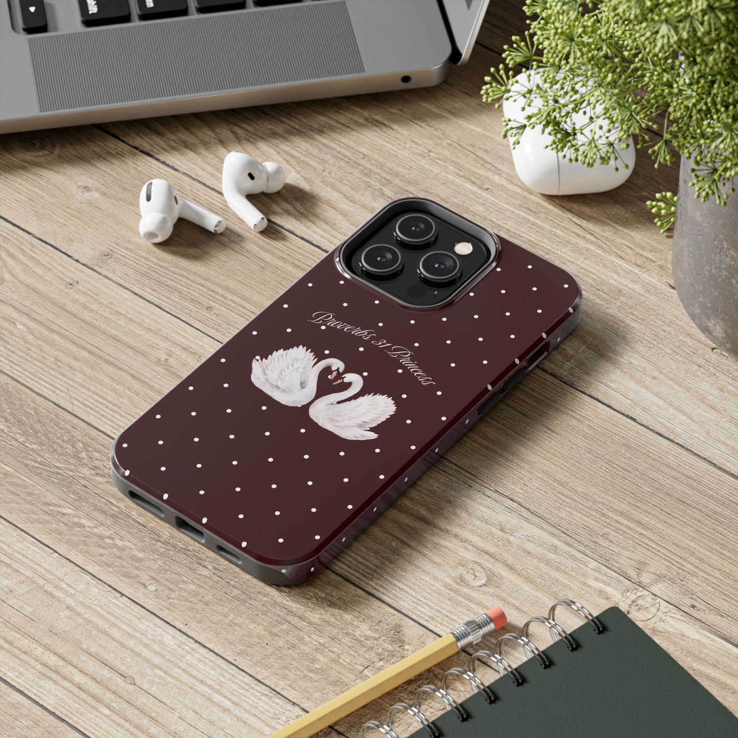 Burgundy Swan Case