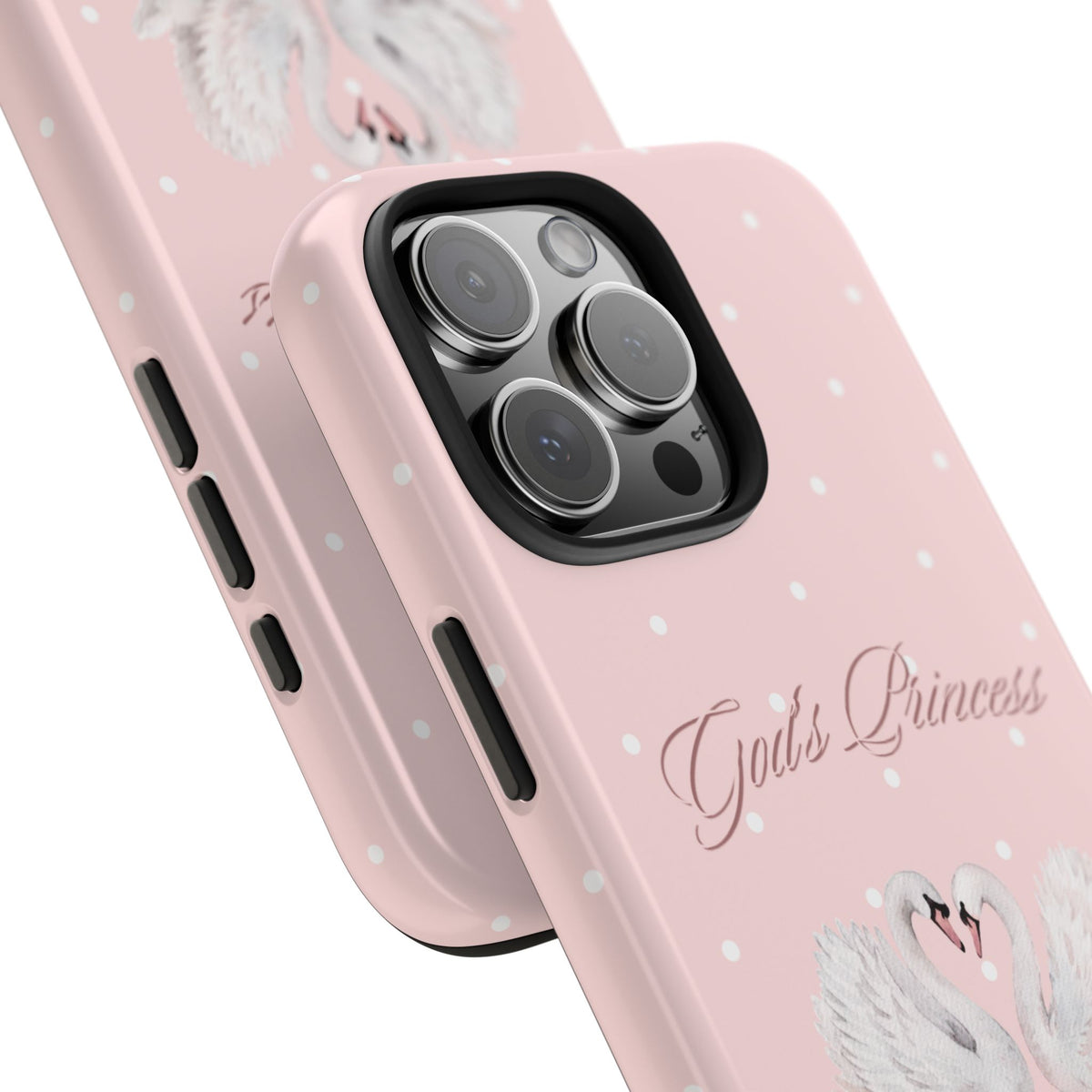 God's Princess Pink Swan Tough Phone Case