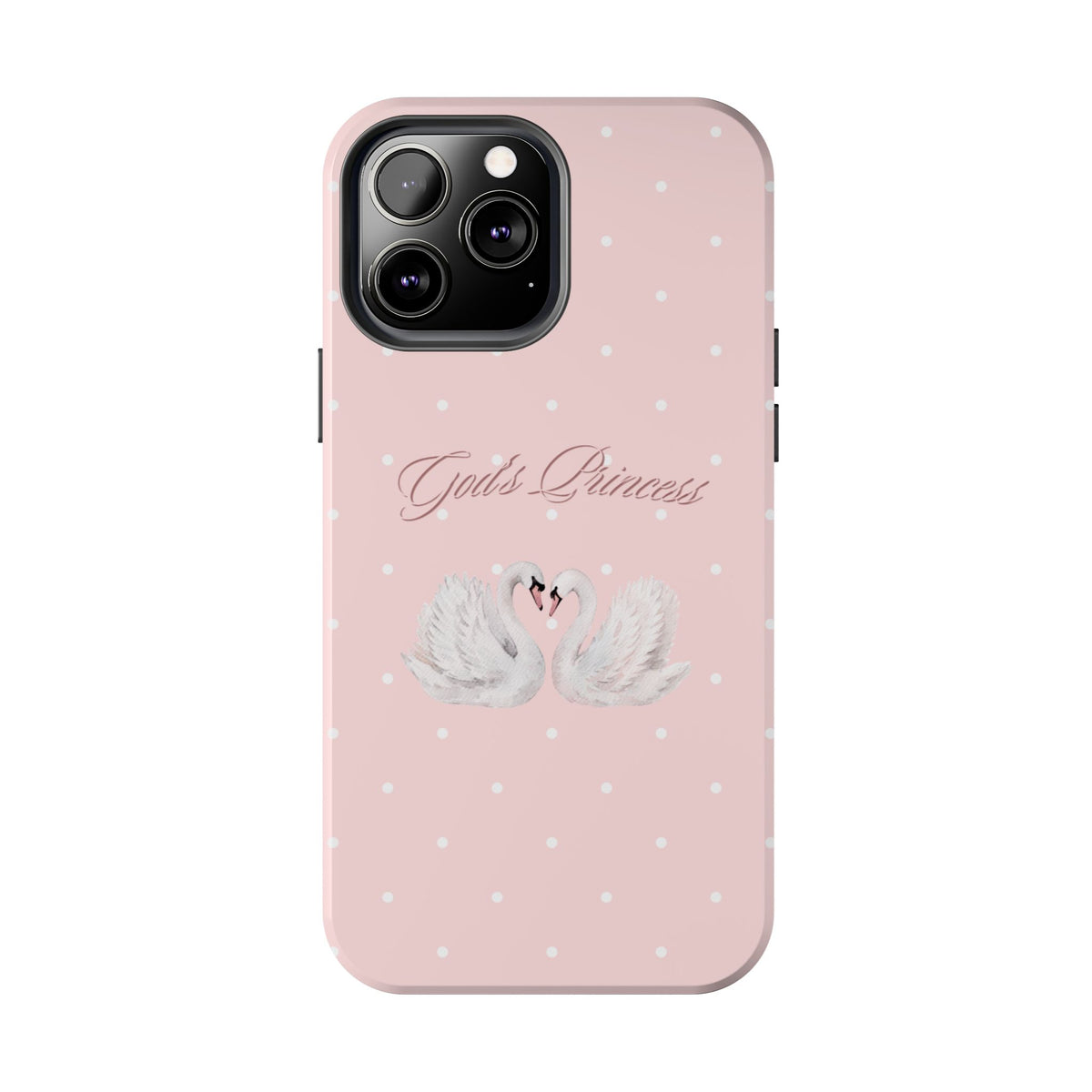 God's Princess Pink Swan Tough Phone Case