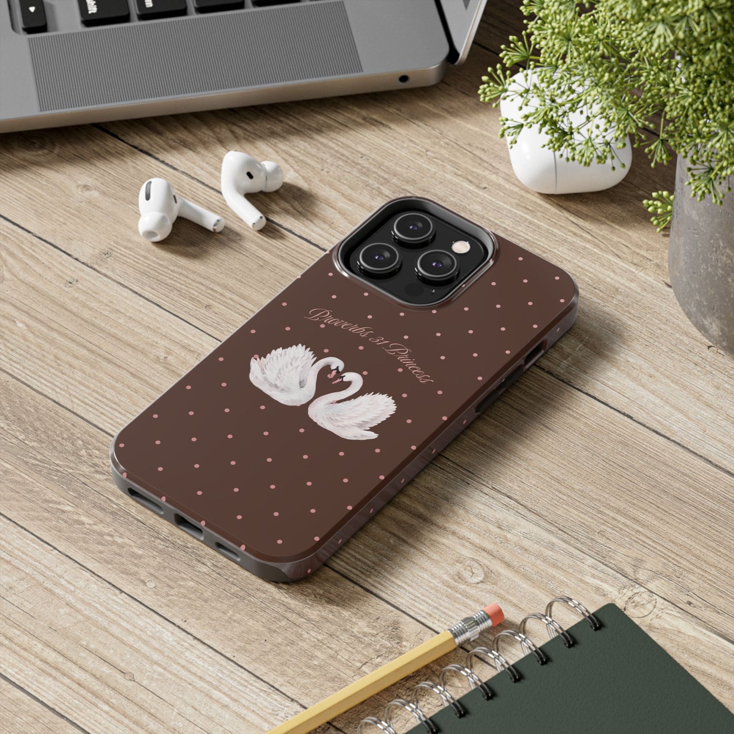 Chocolate Brown Swan Case