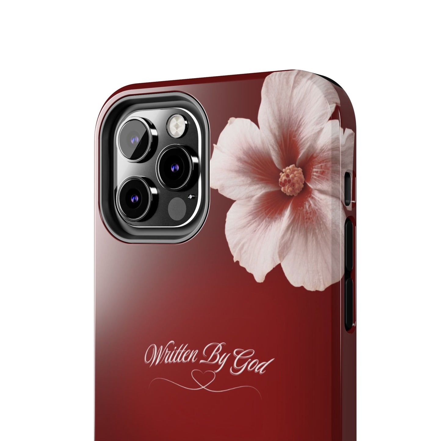 Burgundy Written by God case