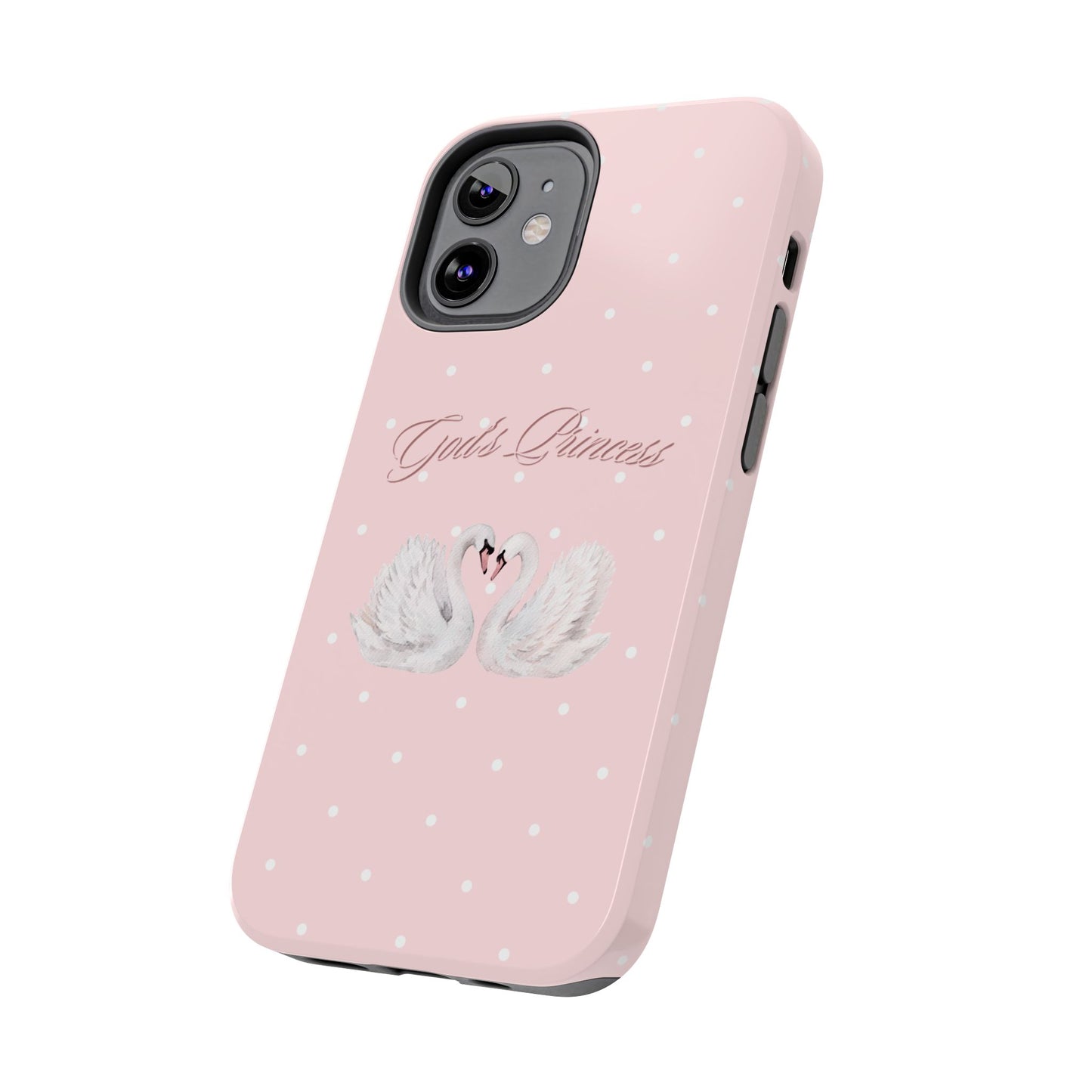 God's Princess Pink Swan Tough Phone Case