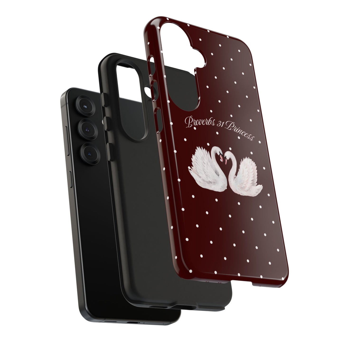 Burgundy Swan Case