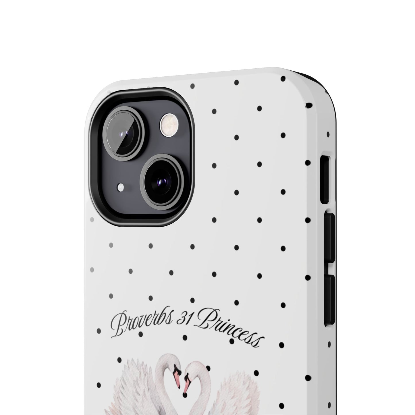 White Polka Dot Swan