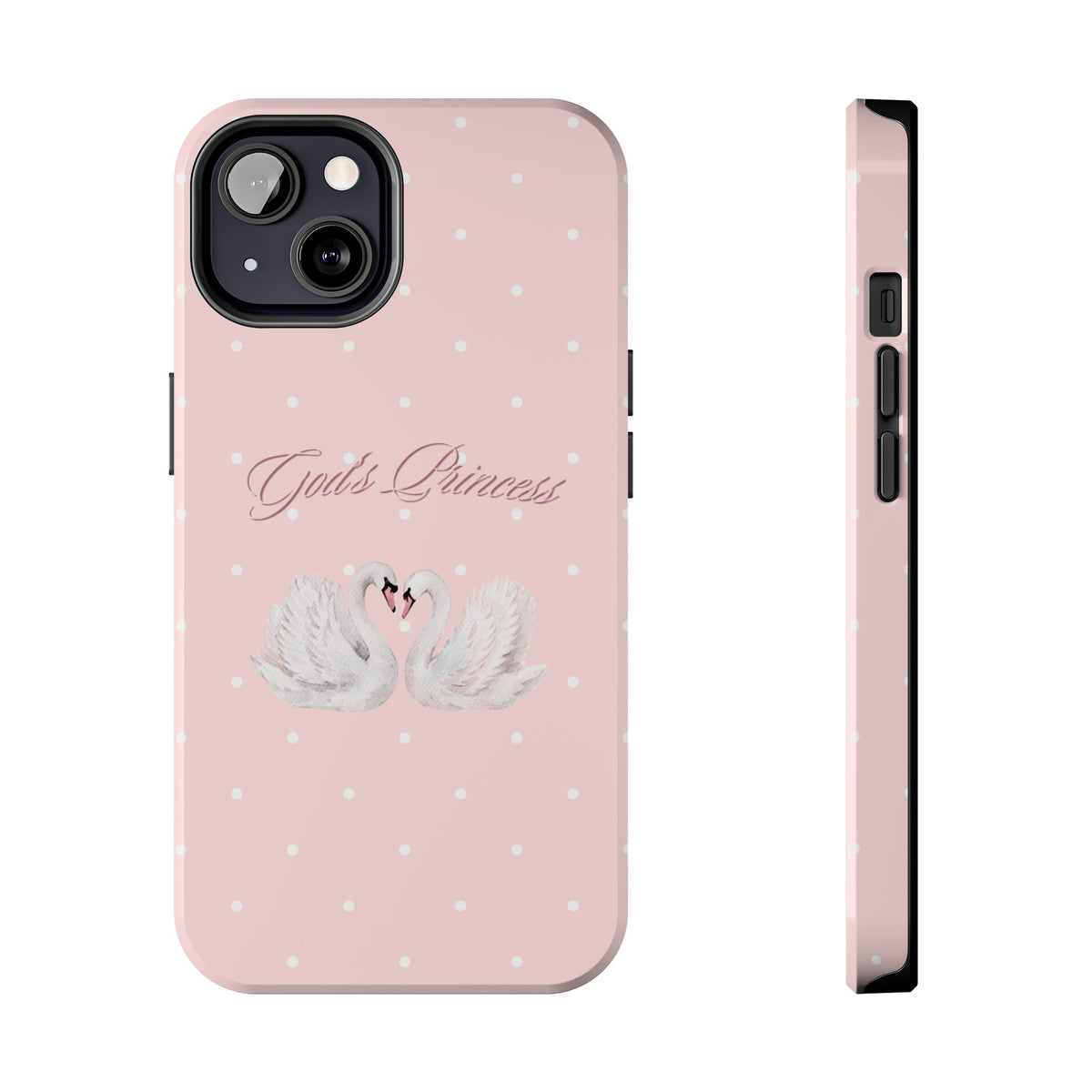 God's Princess Pink Swan Tough Phone Case