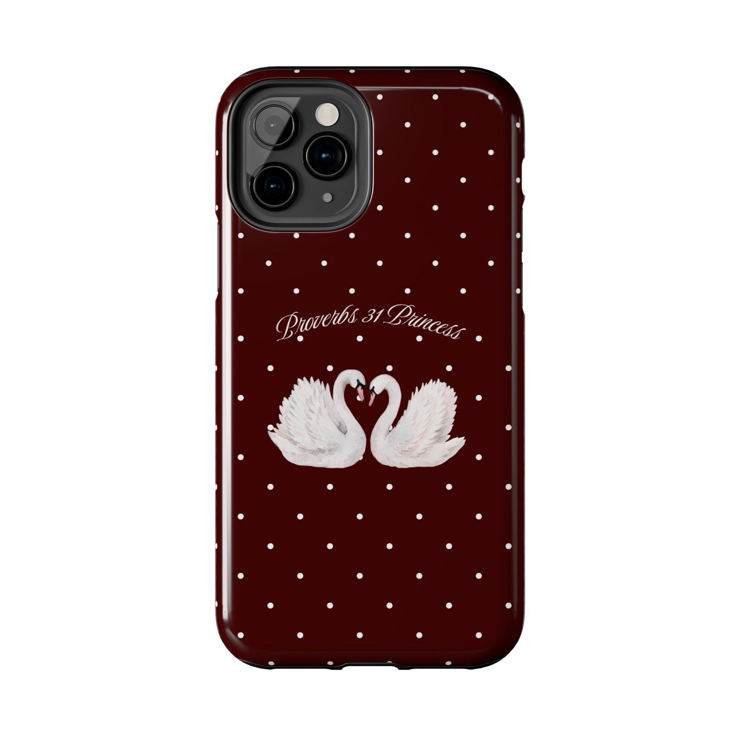 Burgundy Swan Case