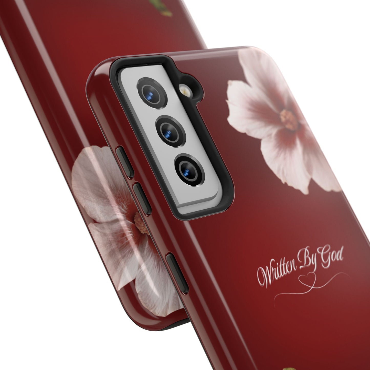 Burgundy Written by God case