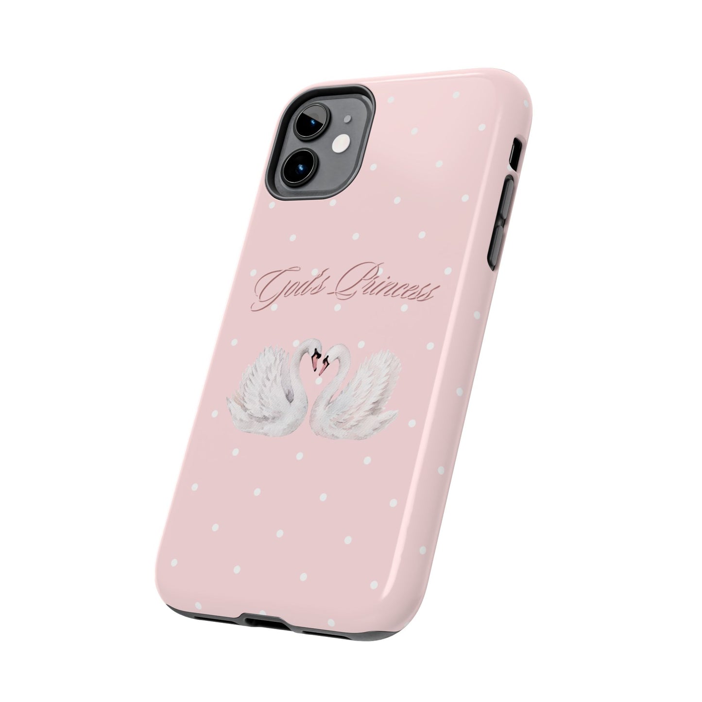 God's Princess Pink Swan Tough Phone Case