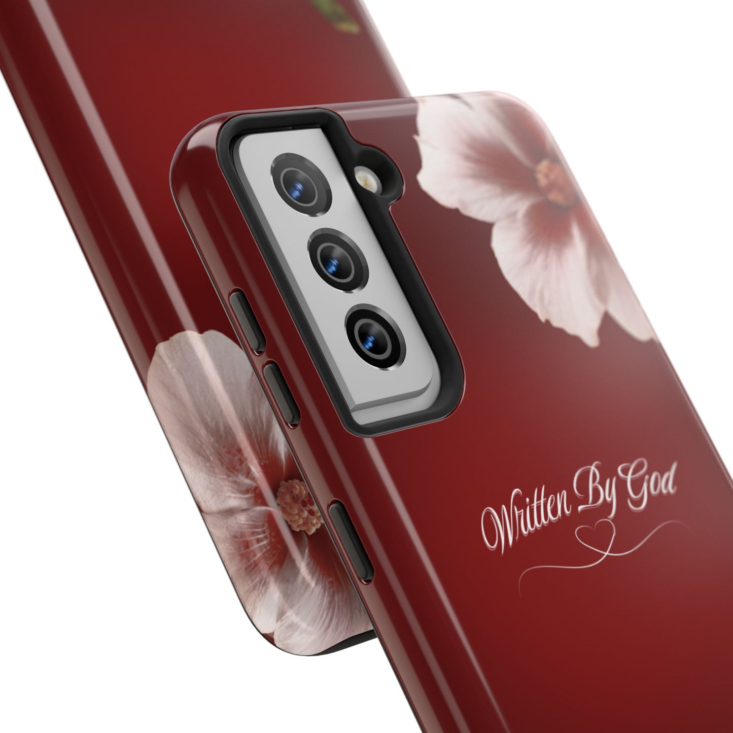 Burgundy Written by God case