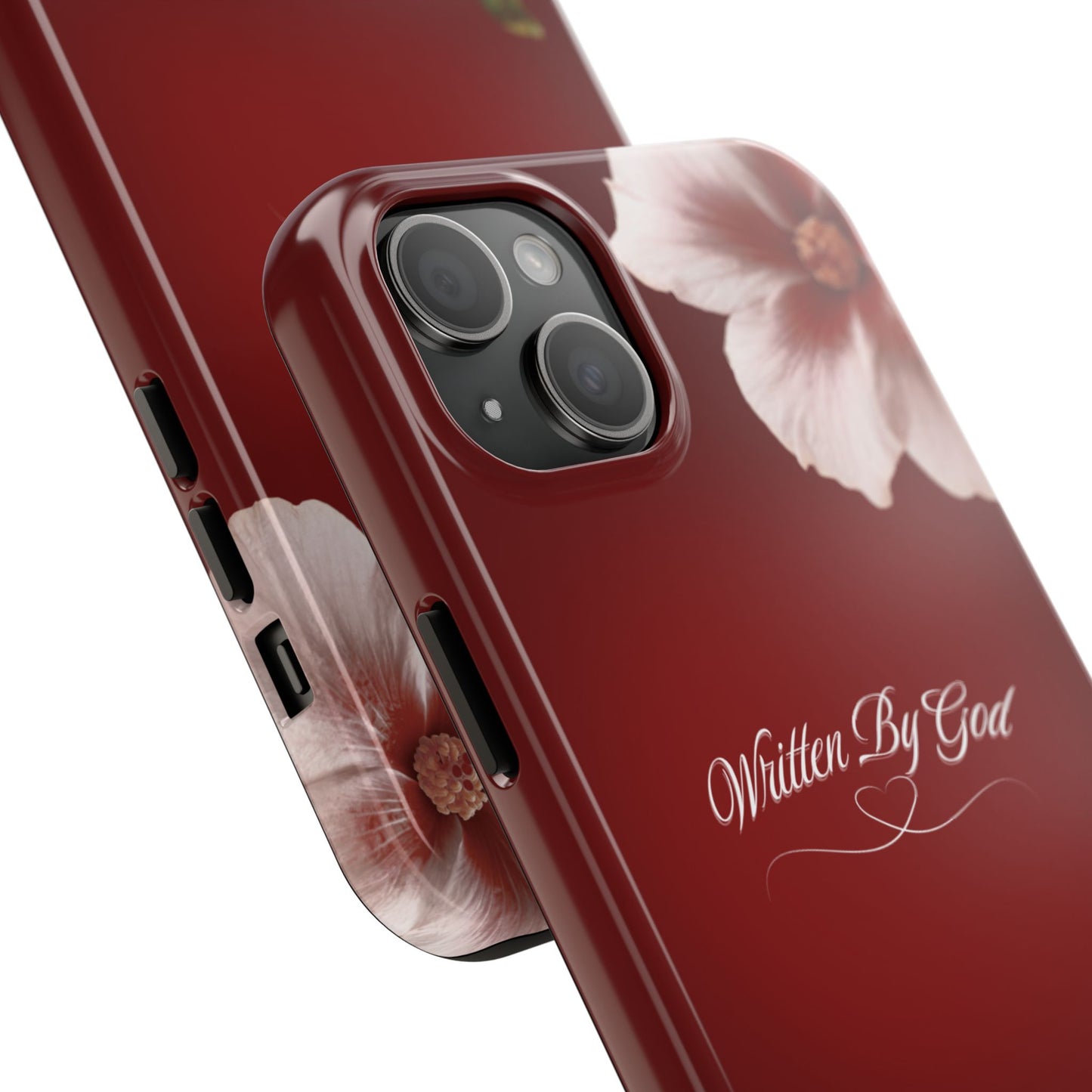 Burgundy Written by God case