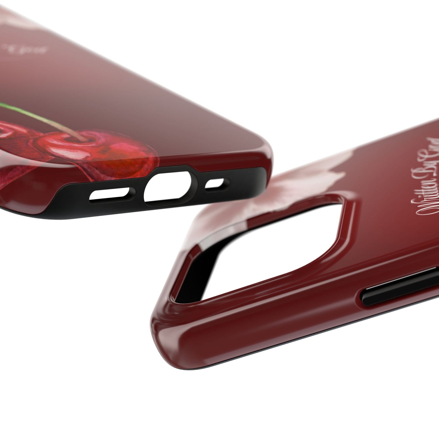 Burgundy Written by God case