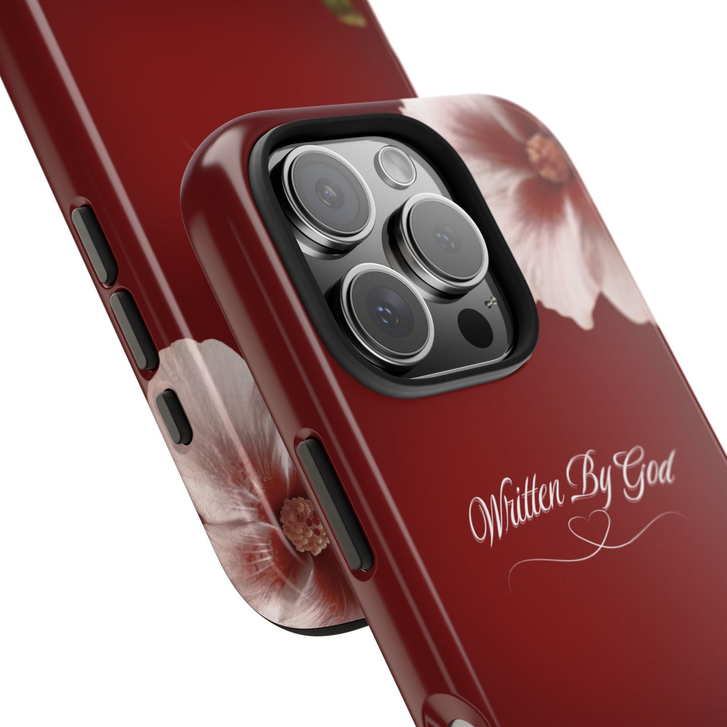 Burgundy Written by God case