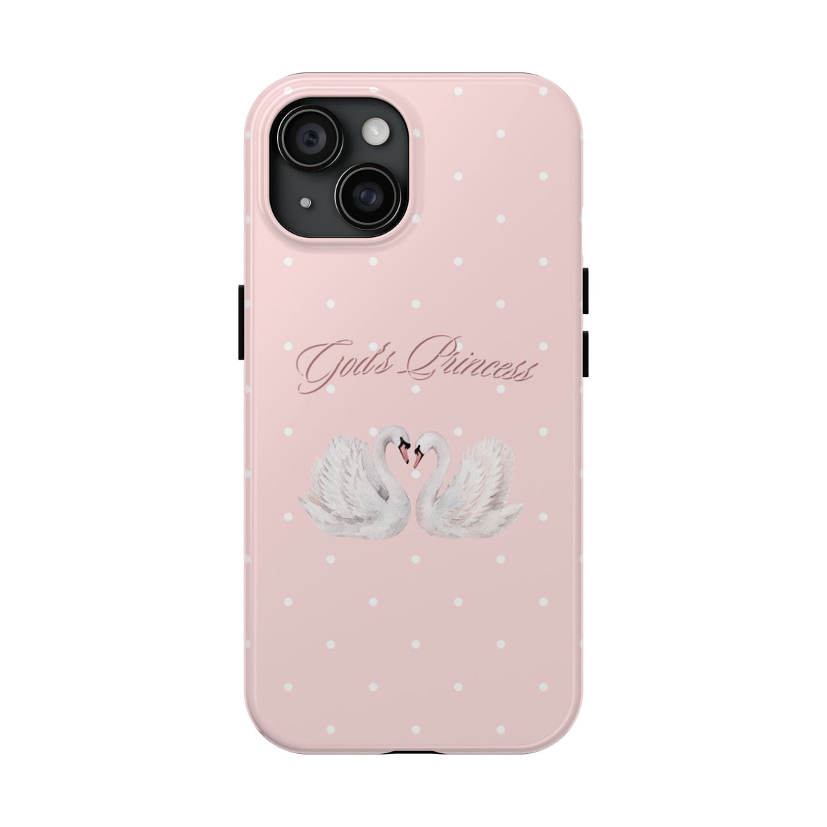 God's Princess Pink Swan Tough Phone Case