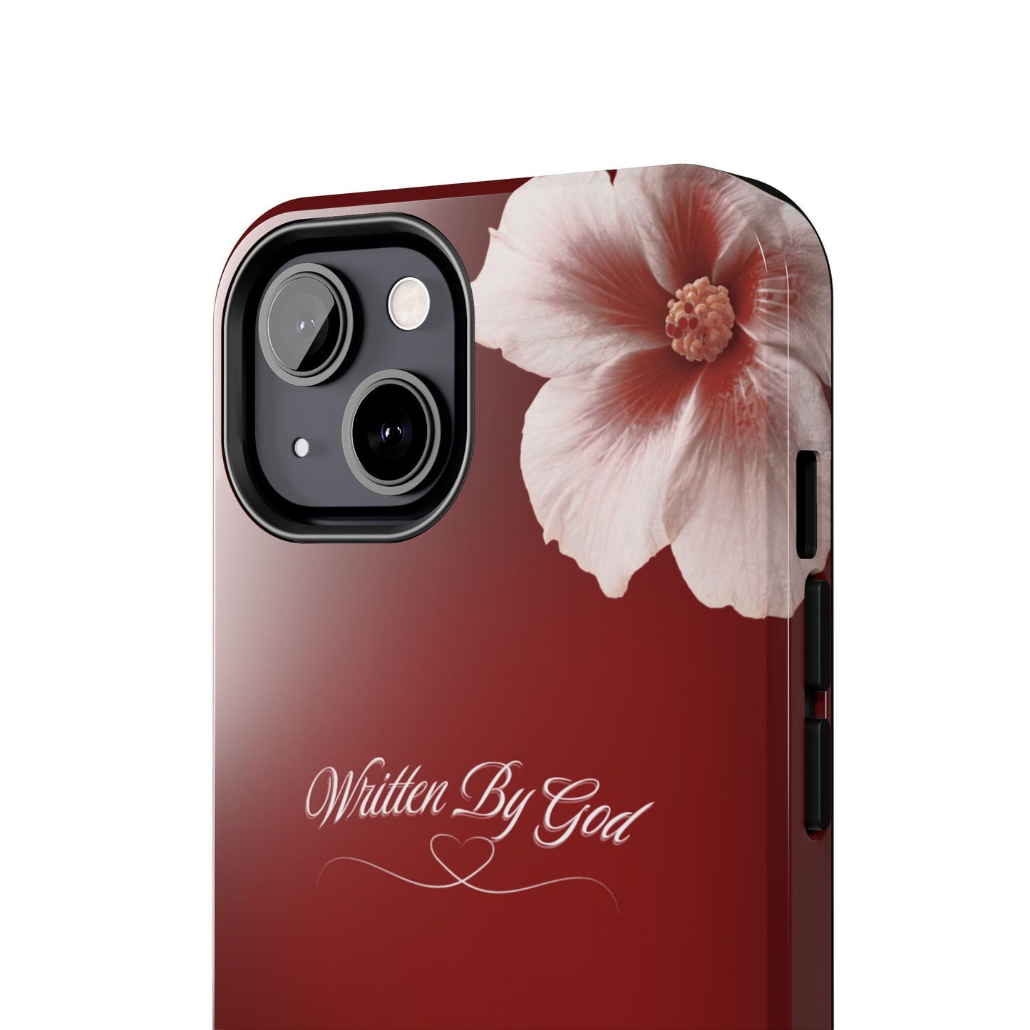 Burgundy Written by God case
