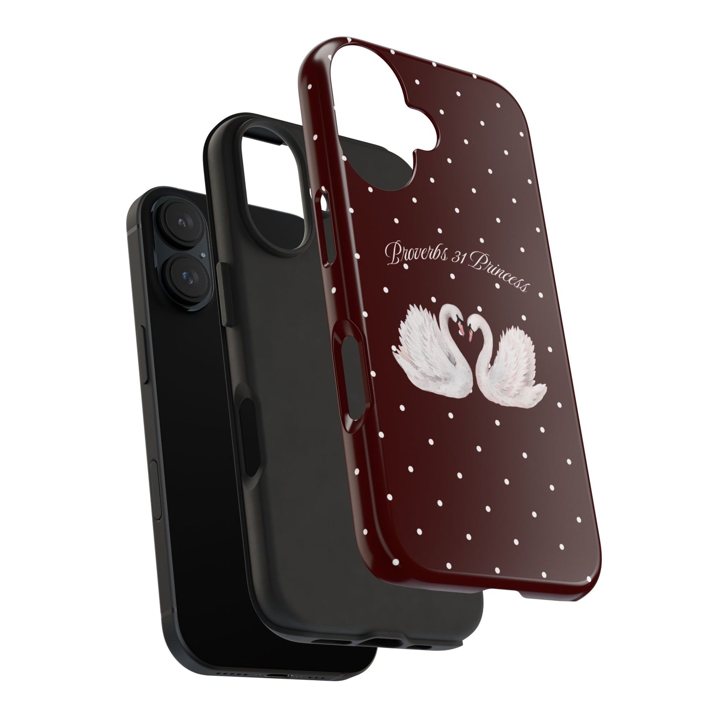 Burgundy Swan Case