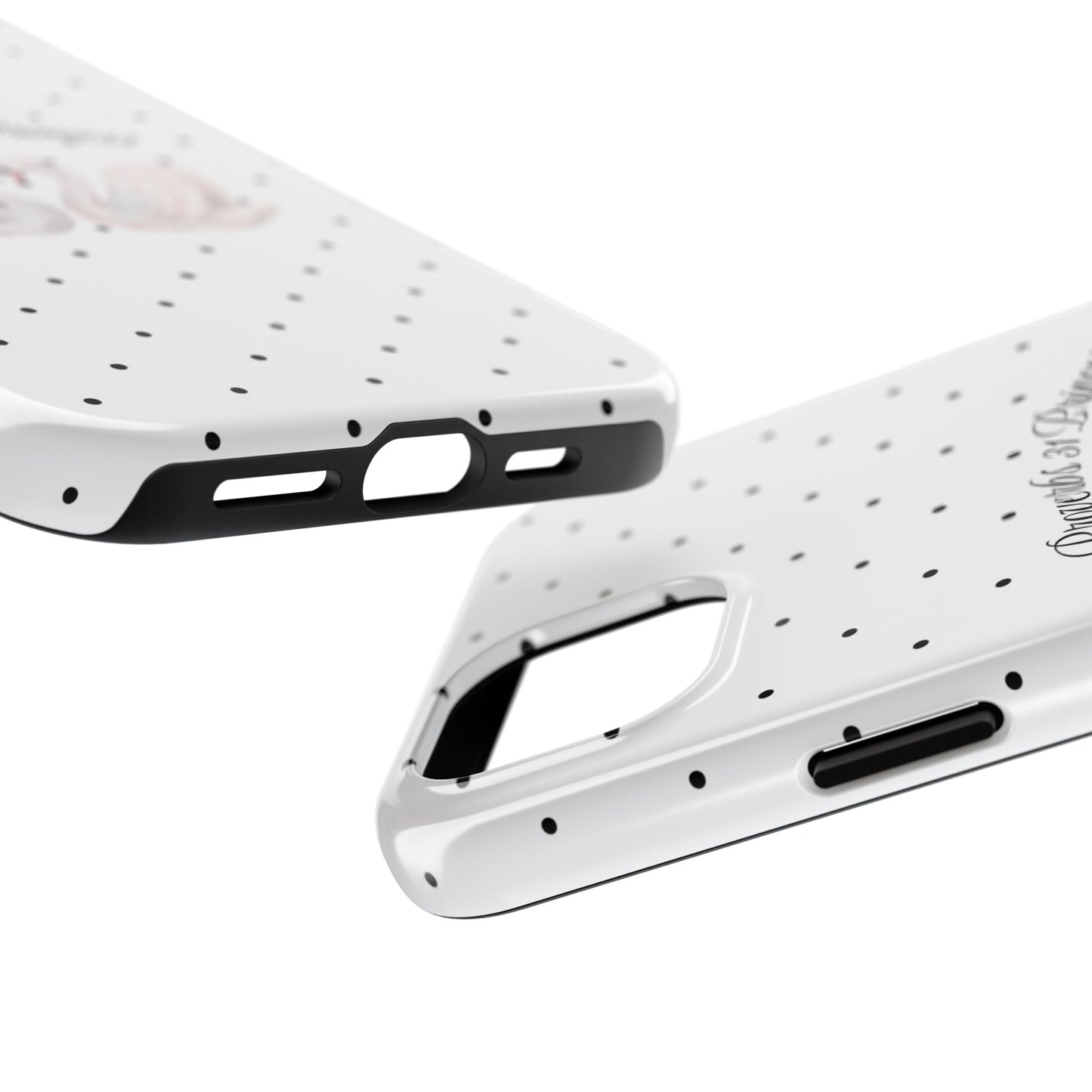 White Polka Dot Swan
