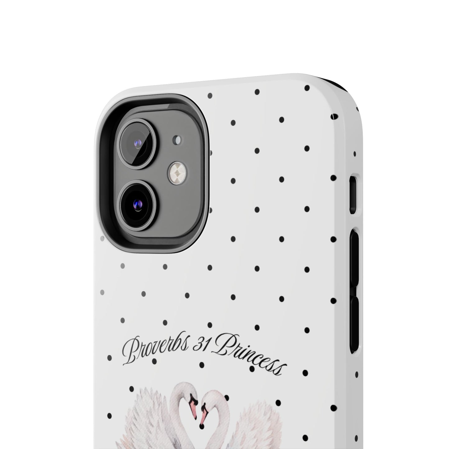White Polka Dot Swan