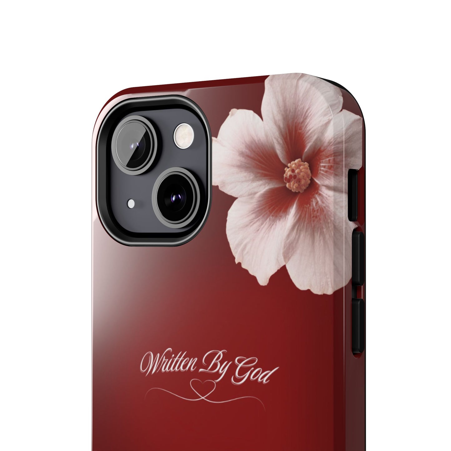 Burgundy Written by God case