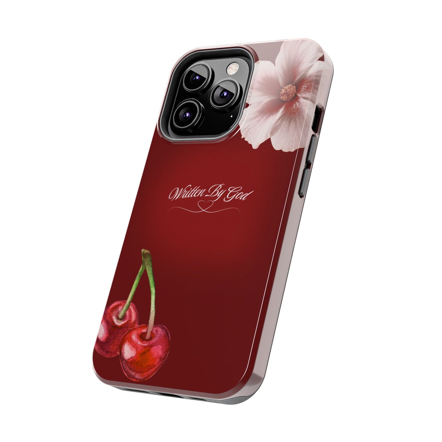 Burgundy Written by God case