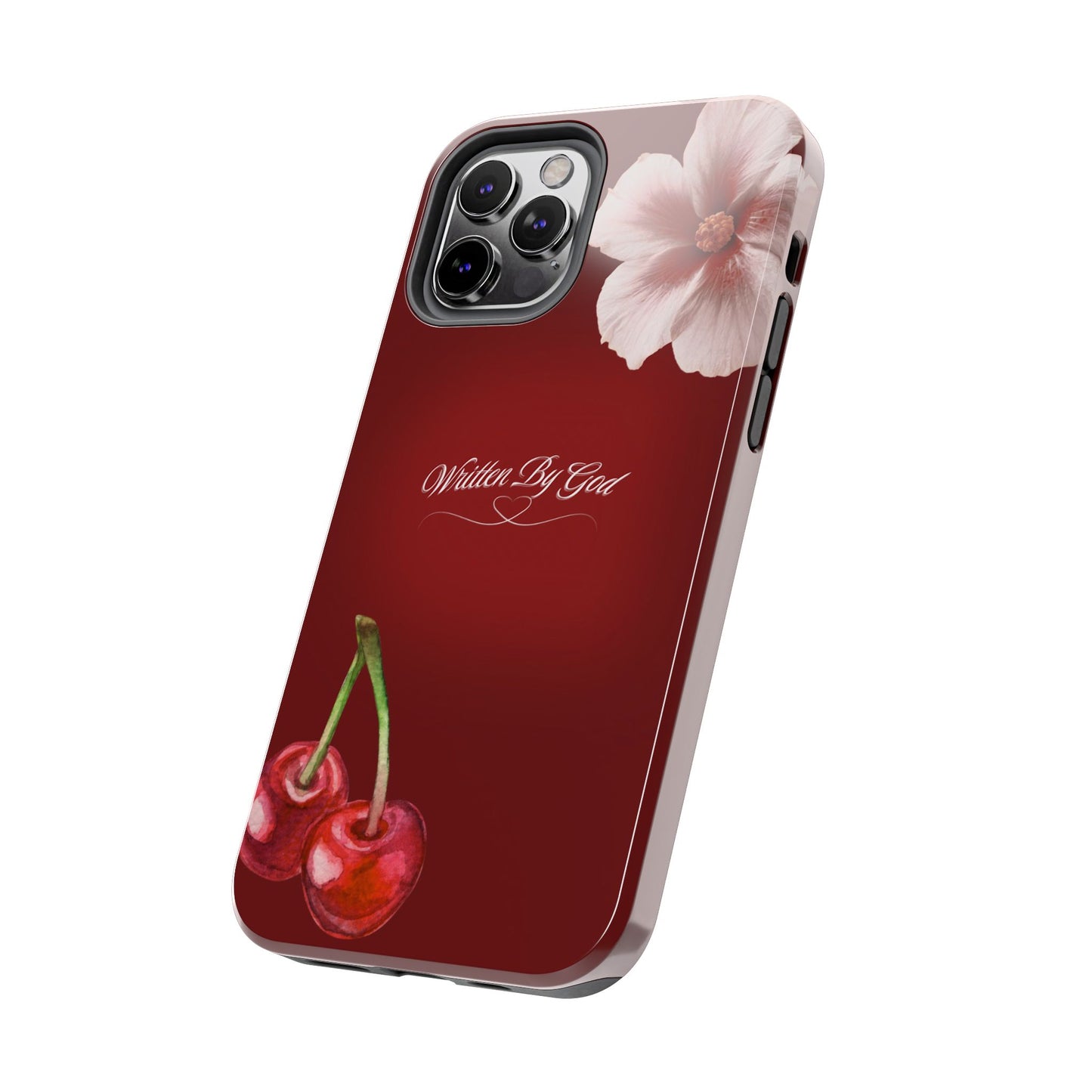 Burgundy Written by God case