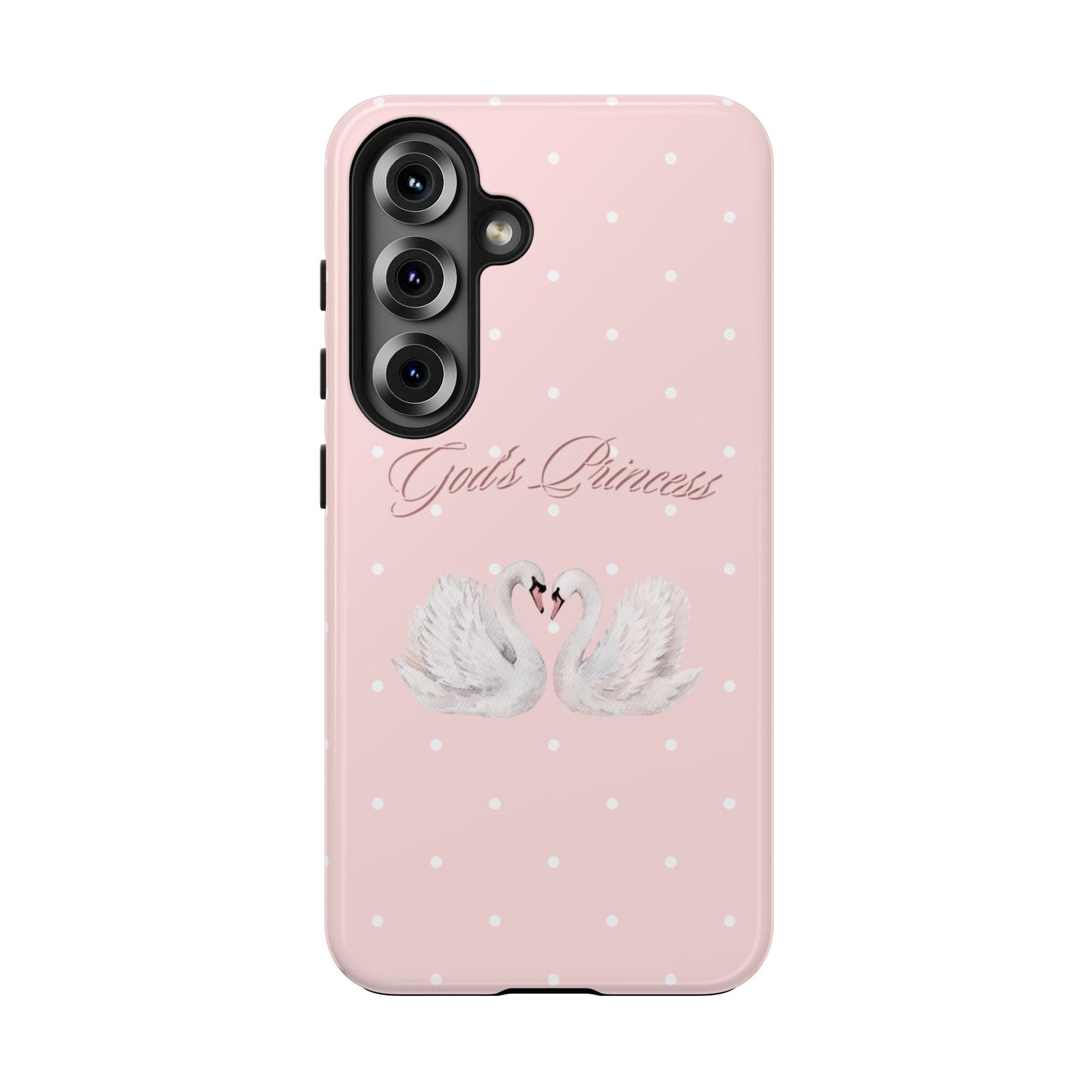 God's Princess Pink Swan Tough Phone Case