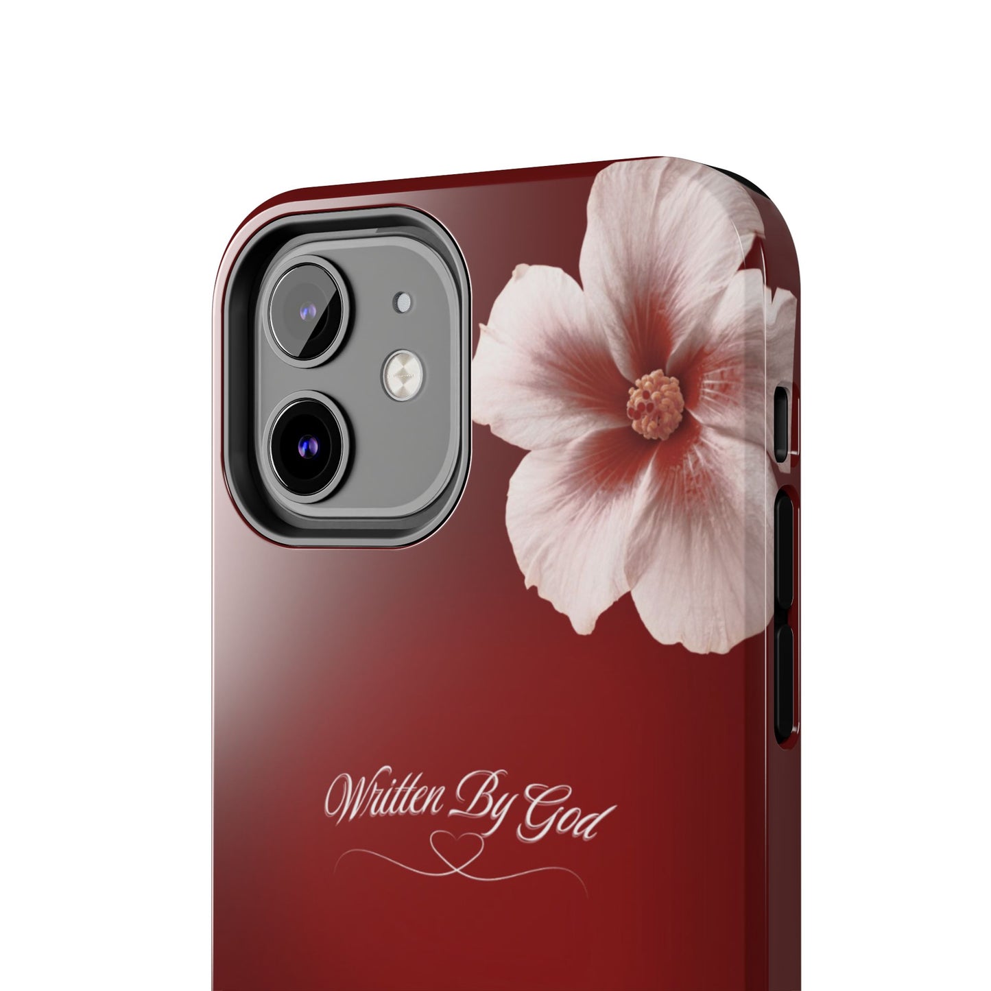 Burgundy Written by God case